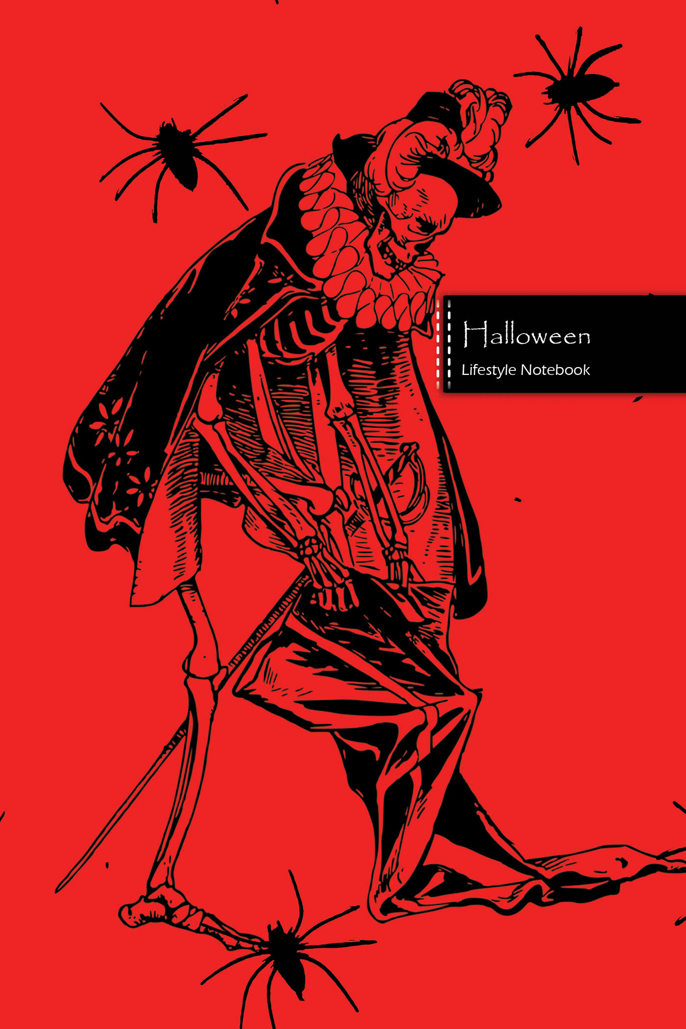 Halloween Lifestyle Notebook, Wide Ruled, 180 Pages (90 Shts), Dotted Lines, Write-in Journal, US Trade (6 x 9 In) (Book 7)