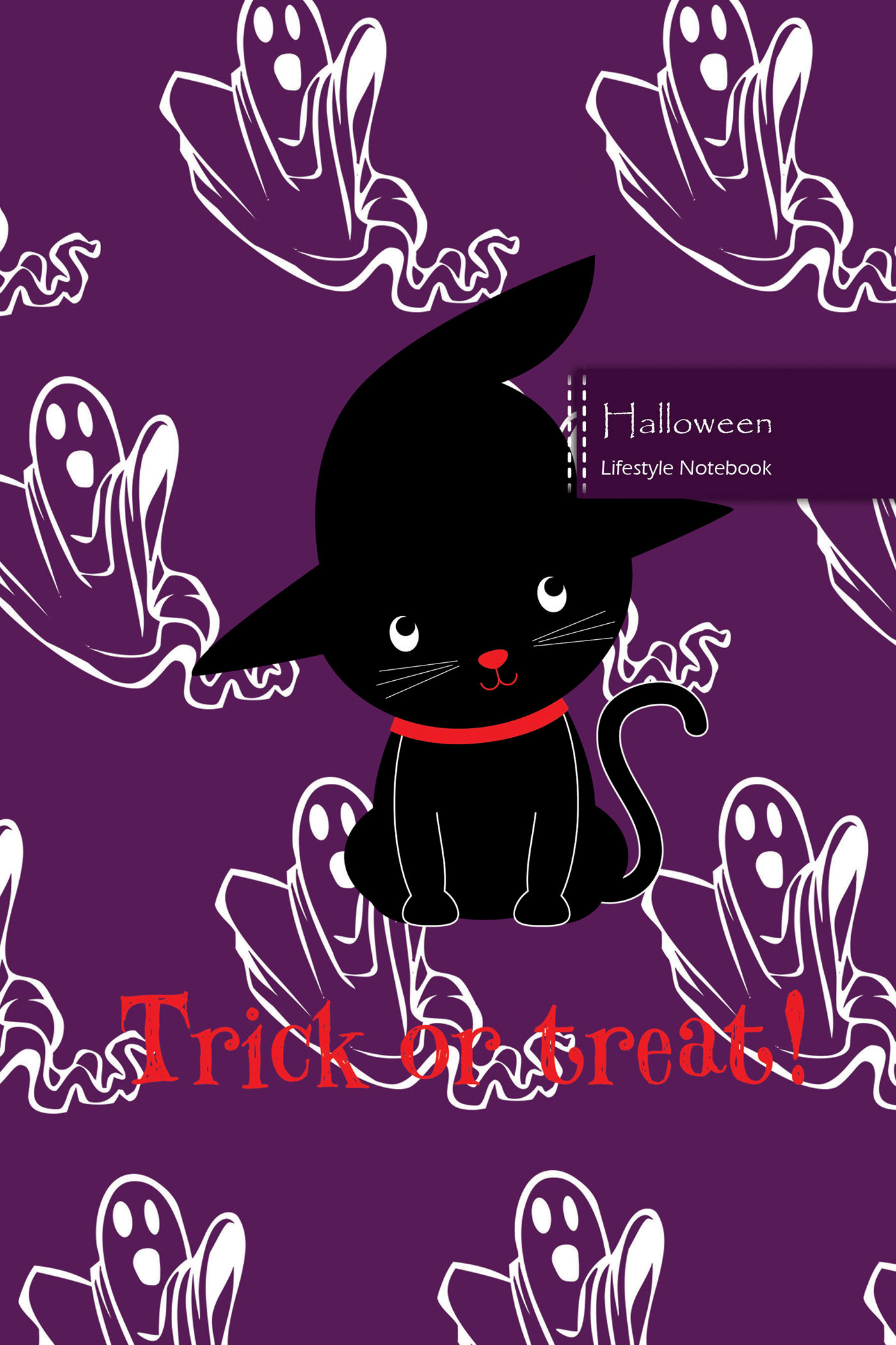 Halloween Lifestyle Notebook, Wide Ruled, 180 Pages (90 Shts), Dotted Lines, Write-in Journal, US Trade (6 x 9 In) (Book 10)