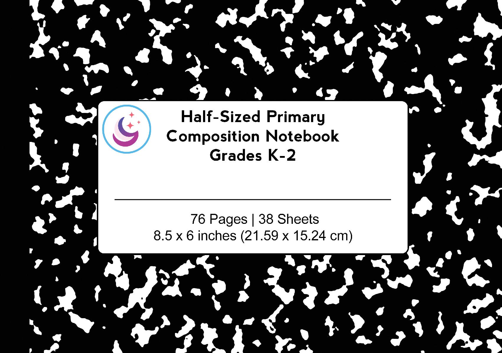 Half-Sized Primary Composition Notebook