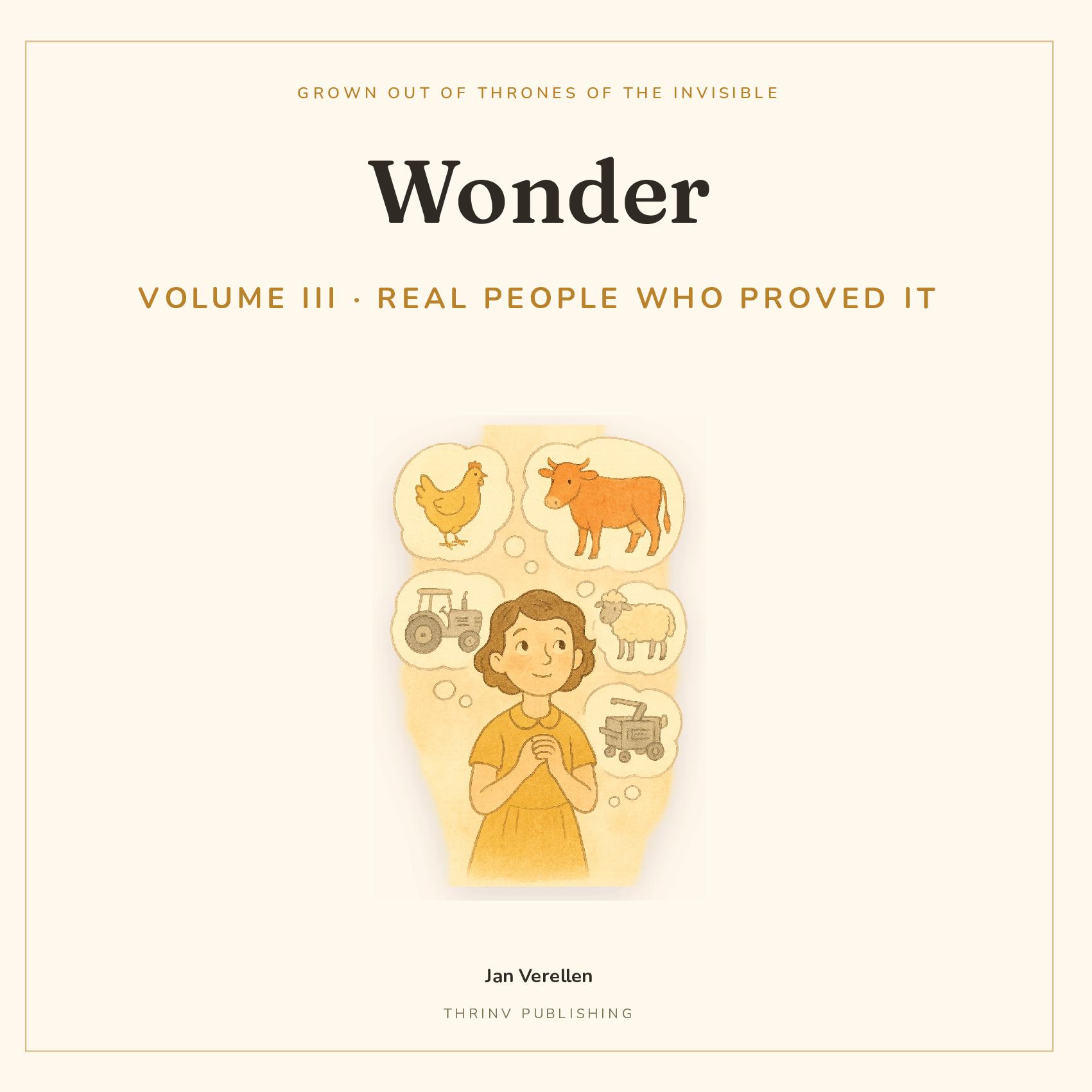 Wonder · Volume 3