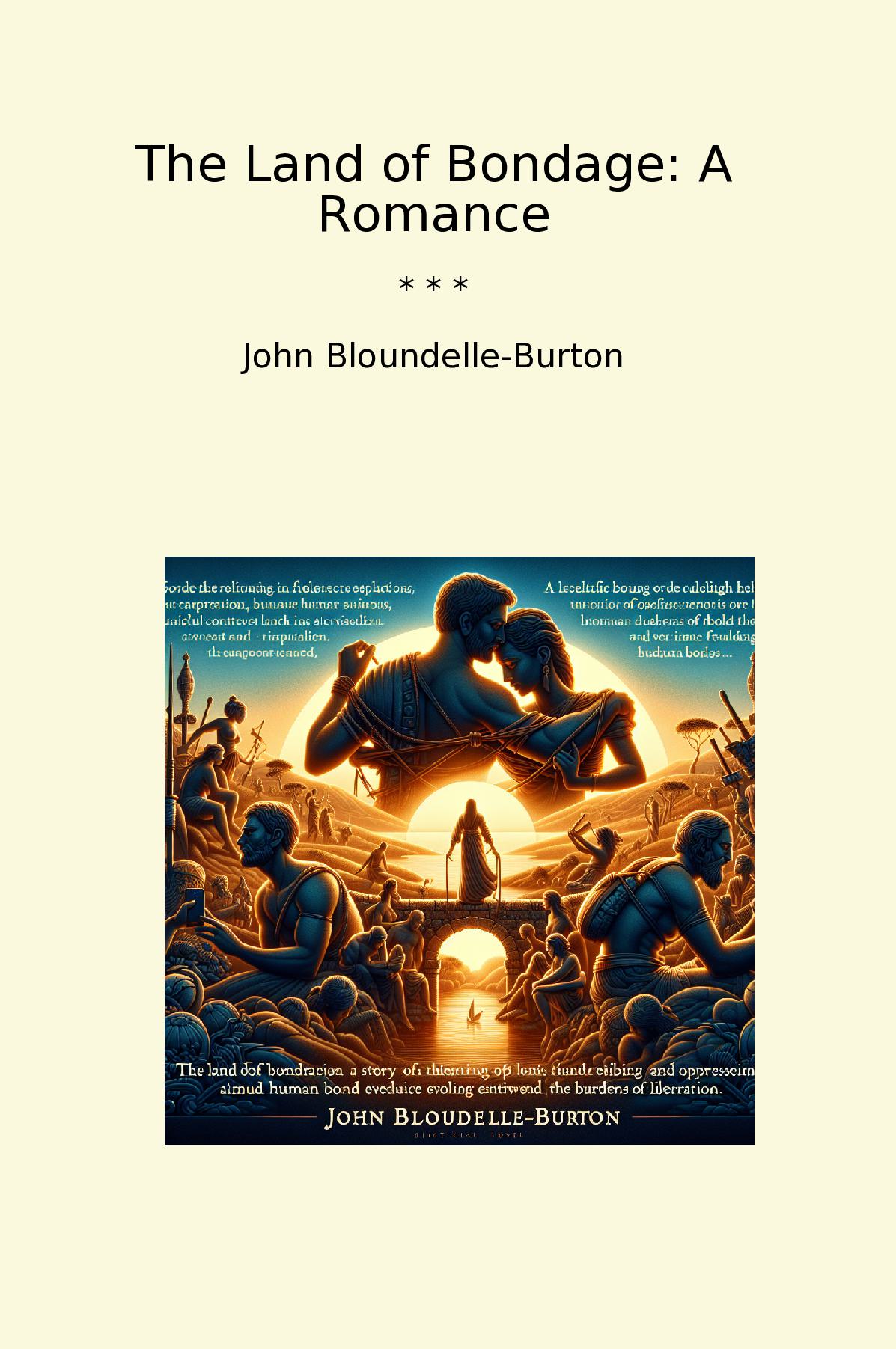 The Land of Bondage: A Romance