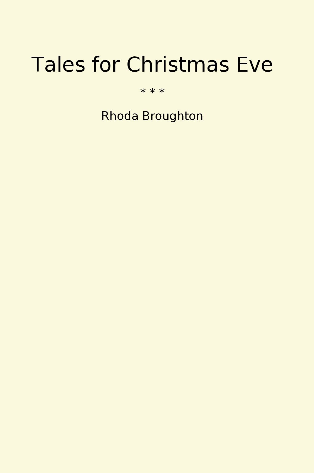 Tales for Christmas Eve