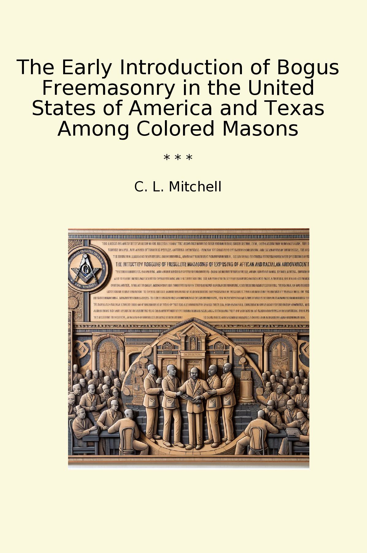 The Early Introduction of Bogus Freemasonry in the United States of America and Texas Among Colored Masons