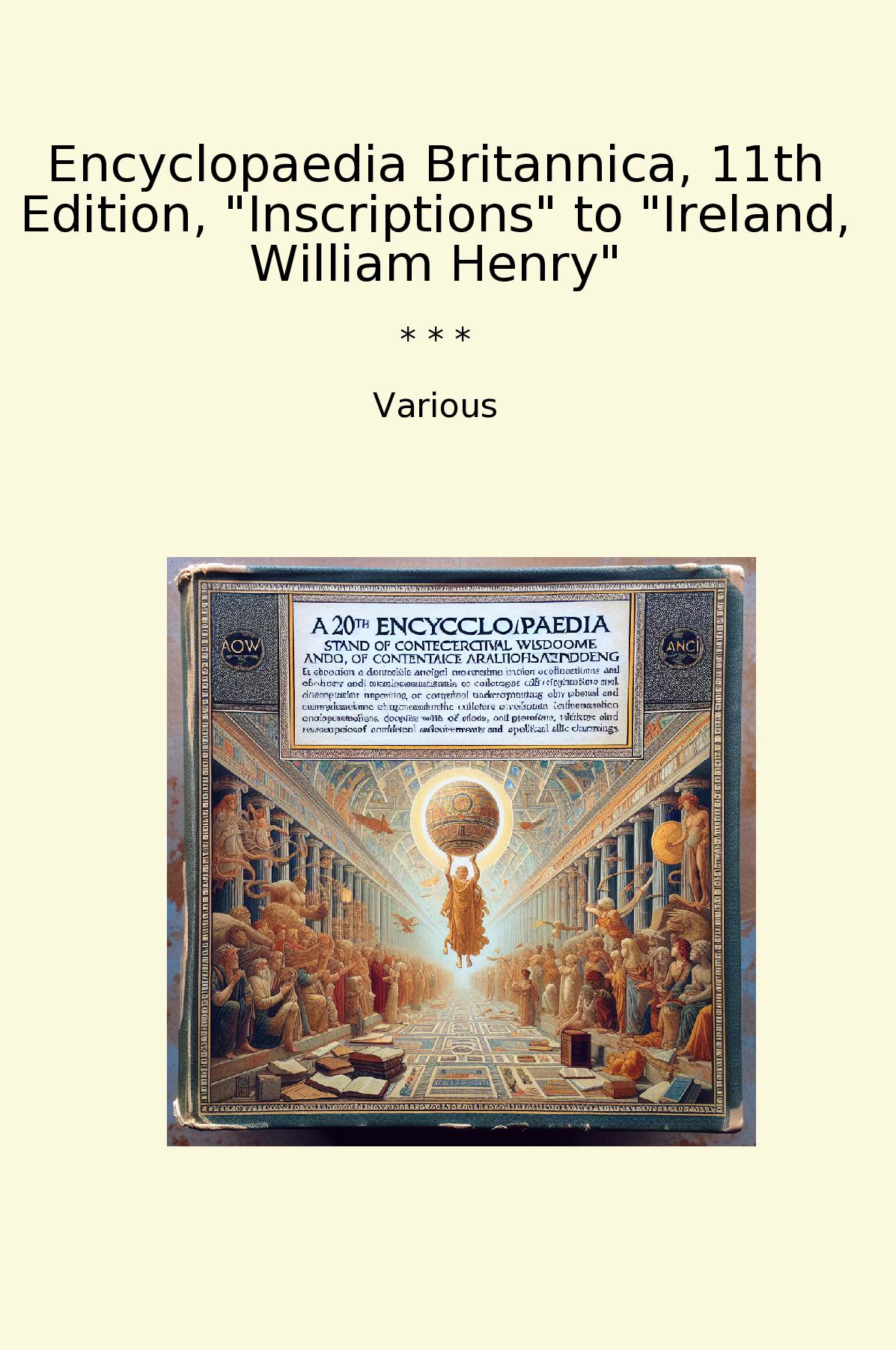 Encyclopaedia Britannica, 11th Edition, 