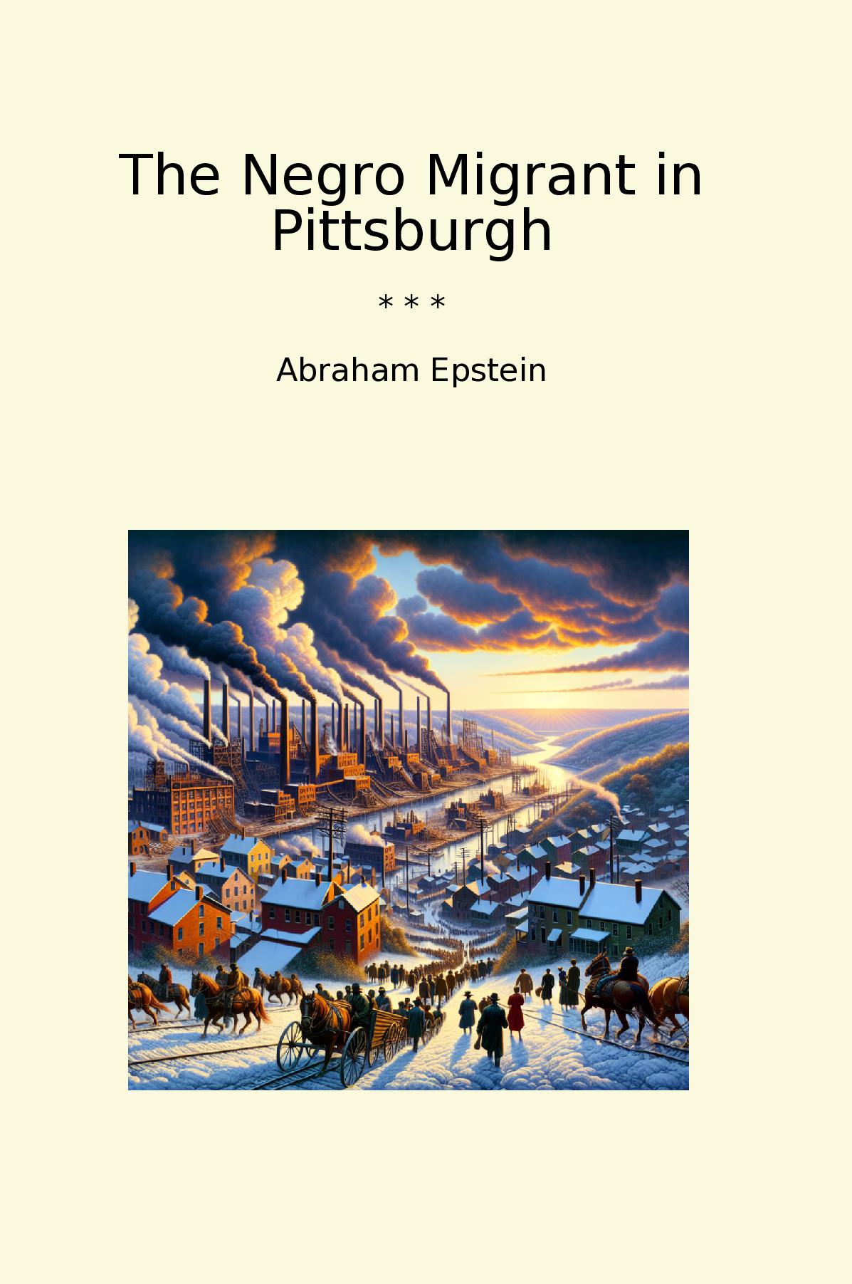 The Negro Migrant in Pittsburgh