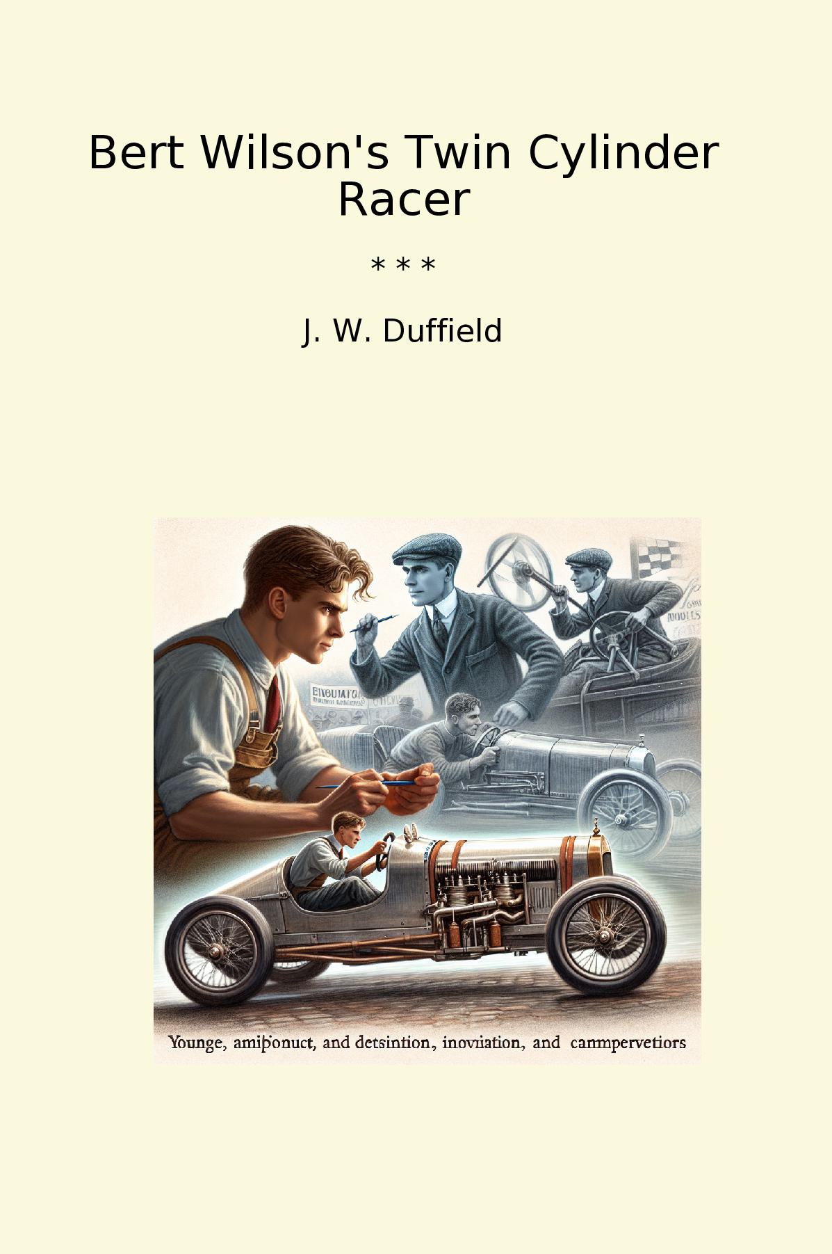 Bert Wilson's Twin Cylinder Racer