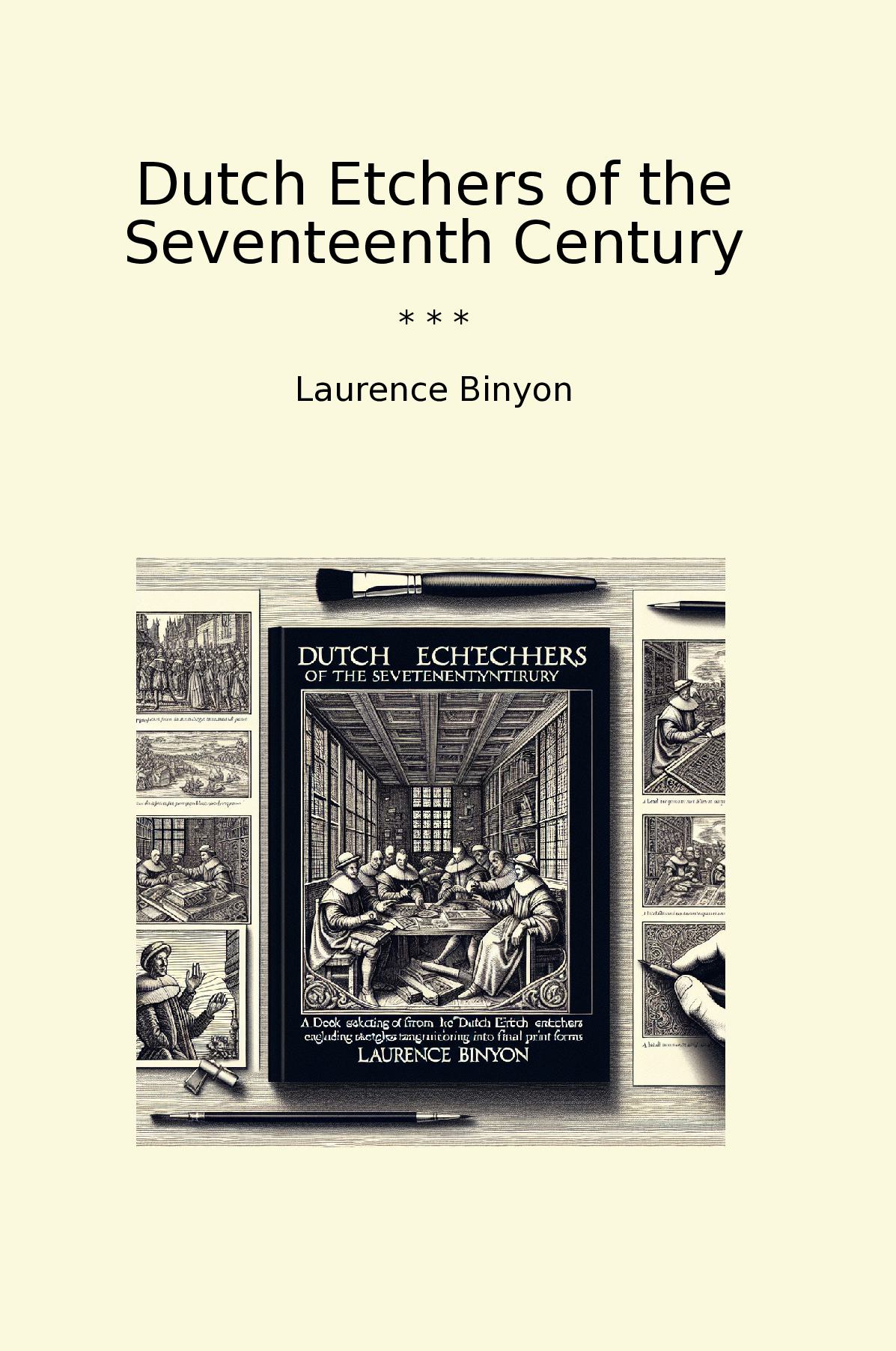Dutch Etchers of the Seventeenth Century