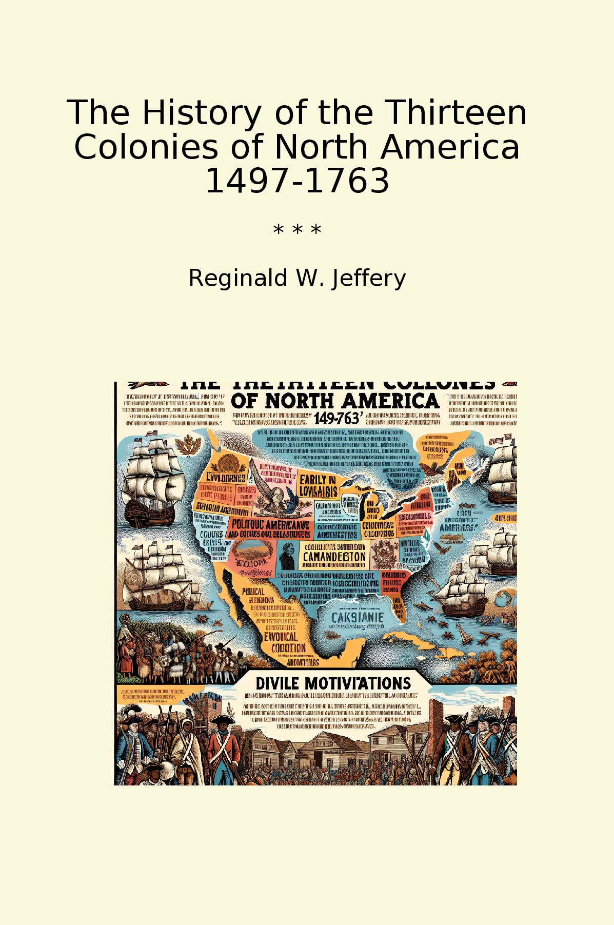The History of the Thirteen Colonies of North America 1497-1763