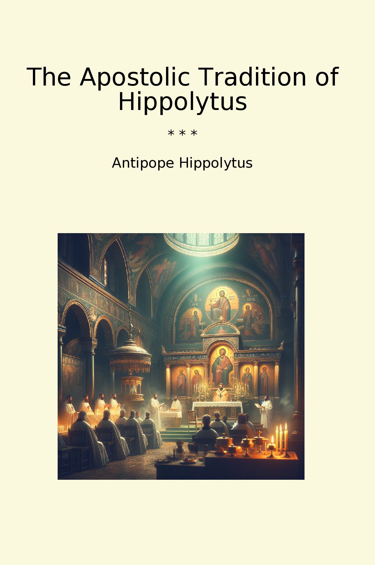 The Apostolic Tradition of Hippolytus