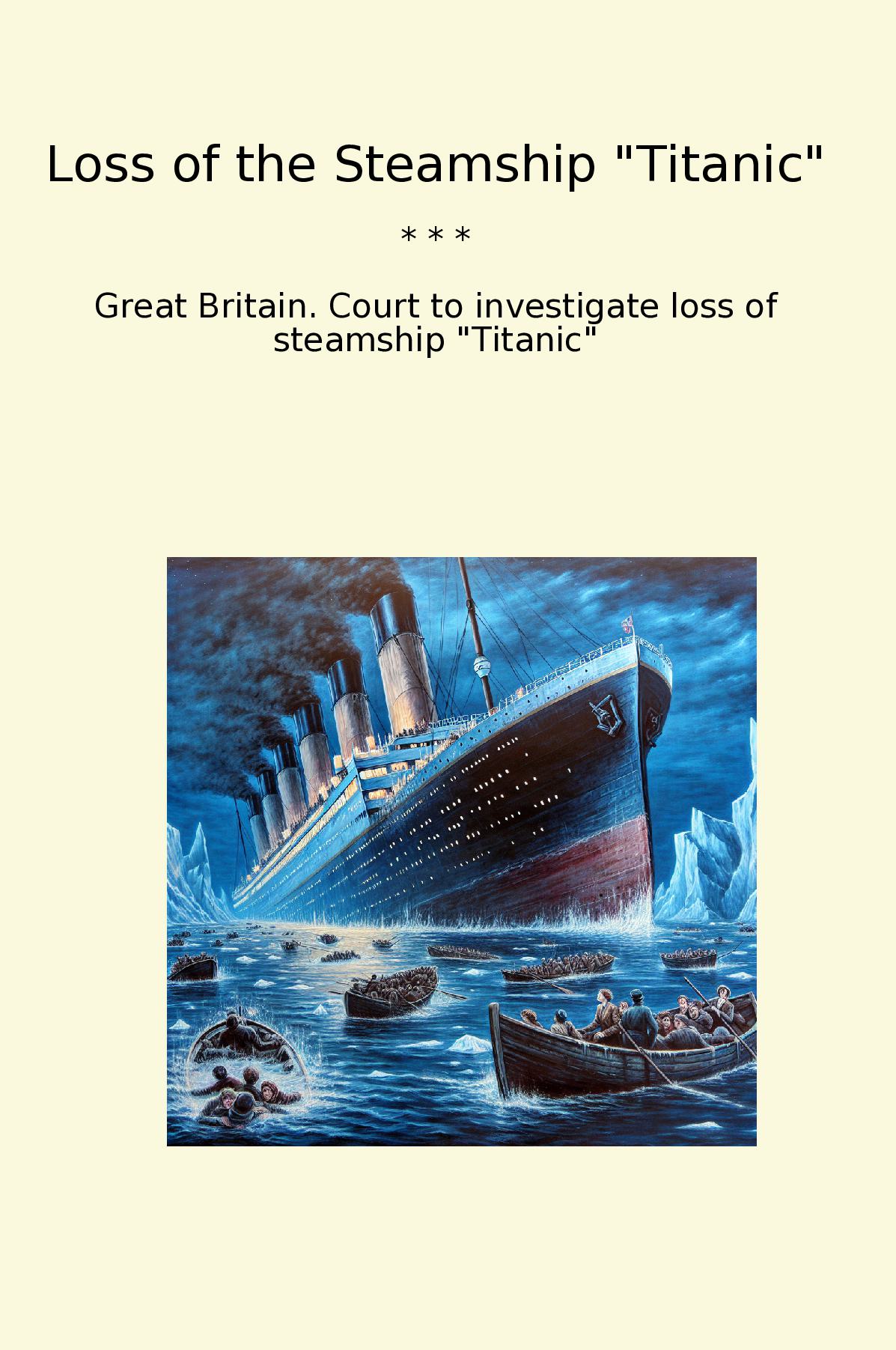 Loss of the Steamship 