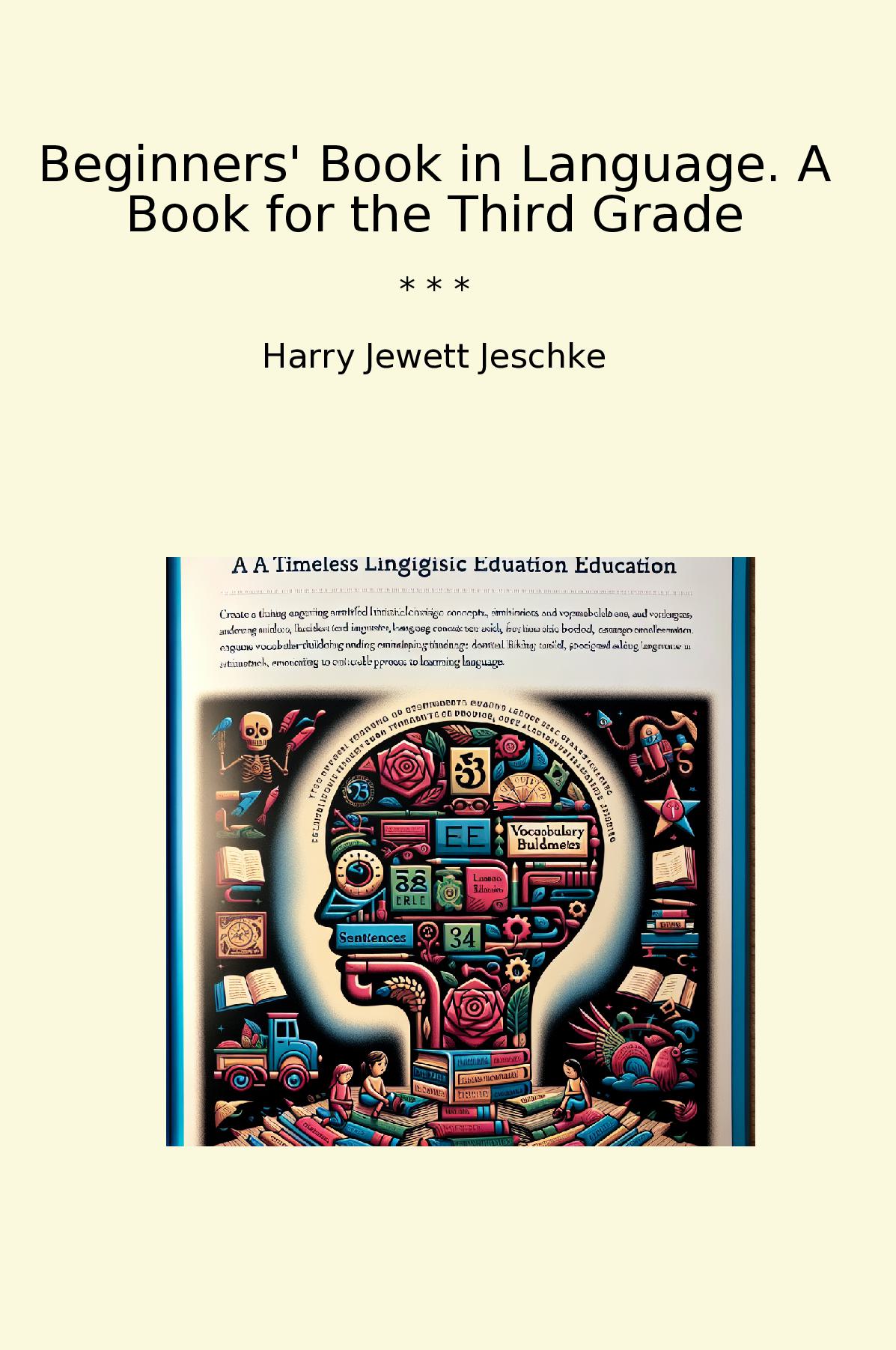 Beginners' Book in Language. A Book for the Third Grade