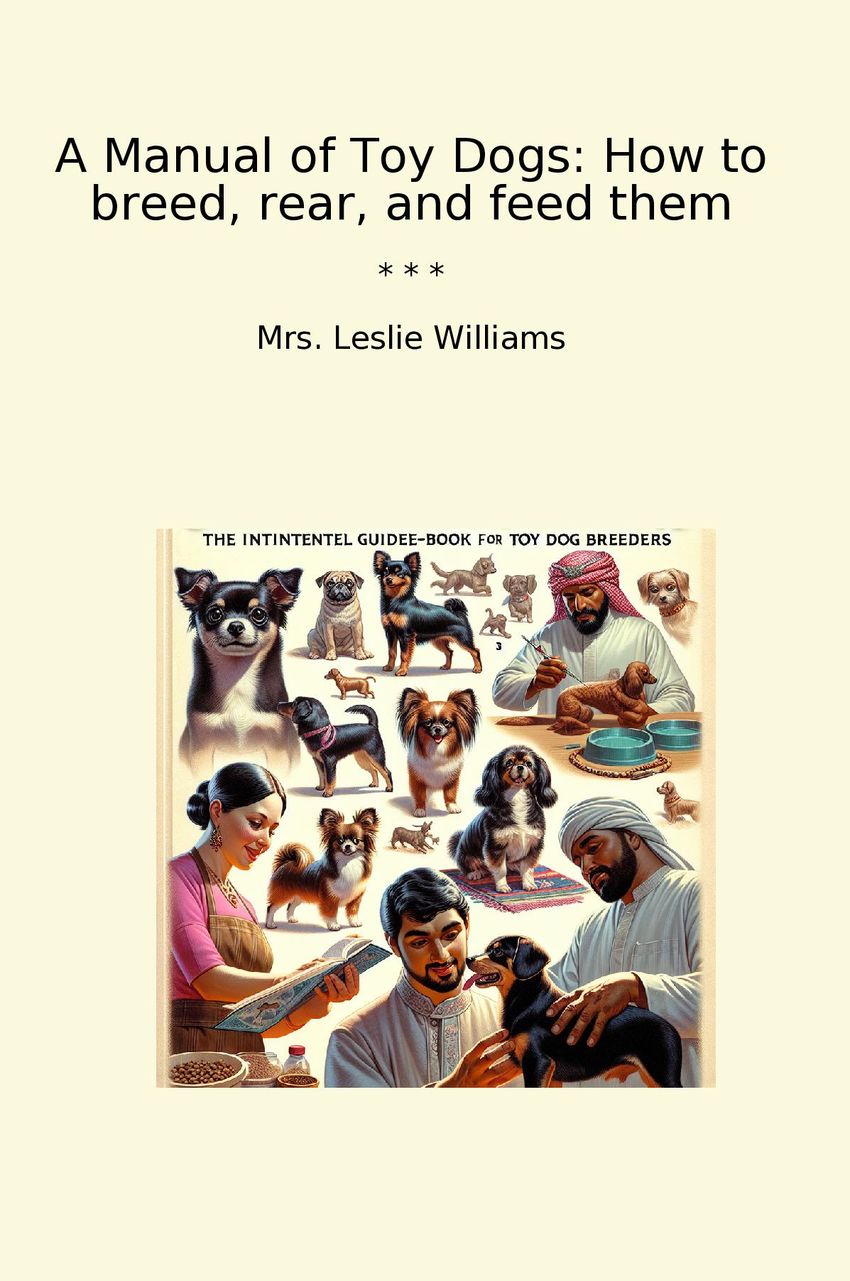 A Manual of Toy Dogs: How to breed, rear, and feed them