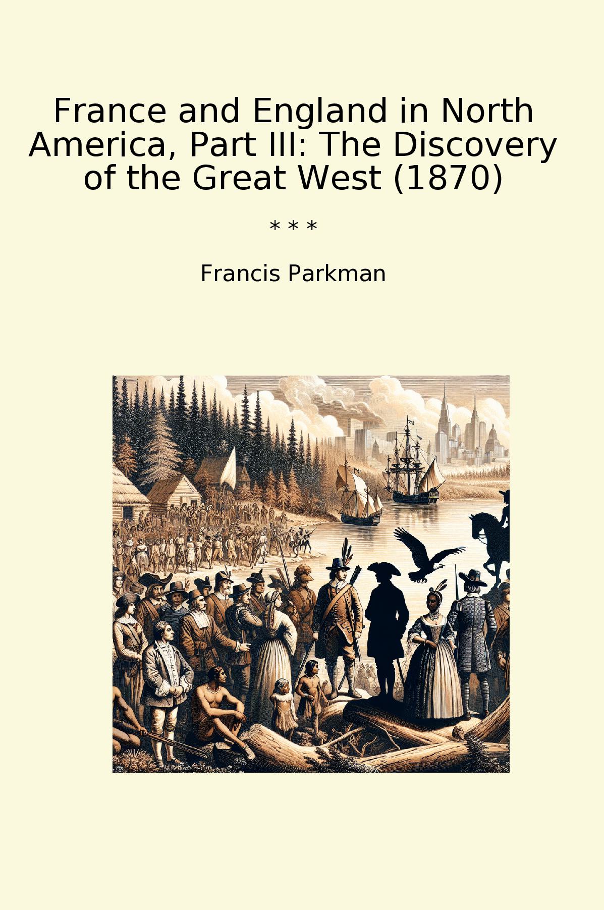 France and England in North America, Part III: The Discovery of the Great West (1870)
