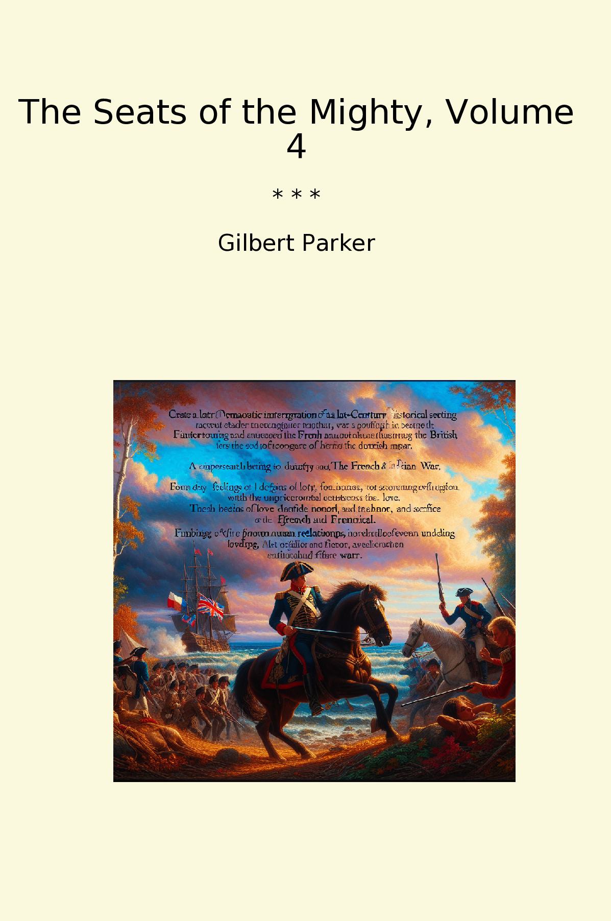 The Seats of the Mighty, Volume 4