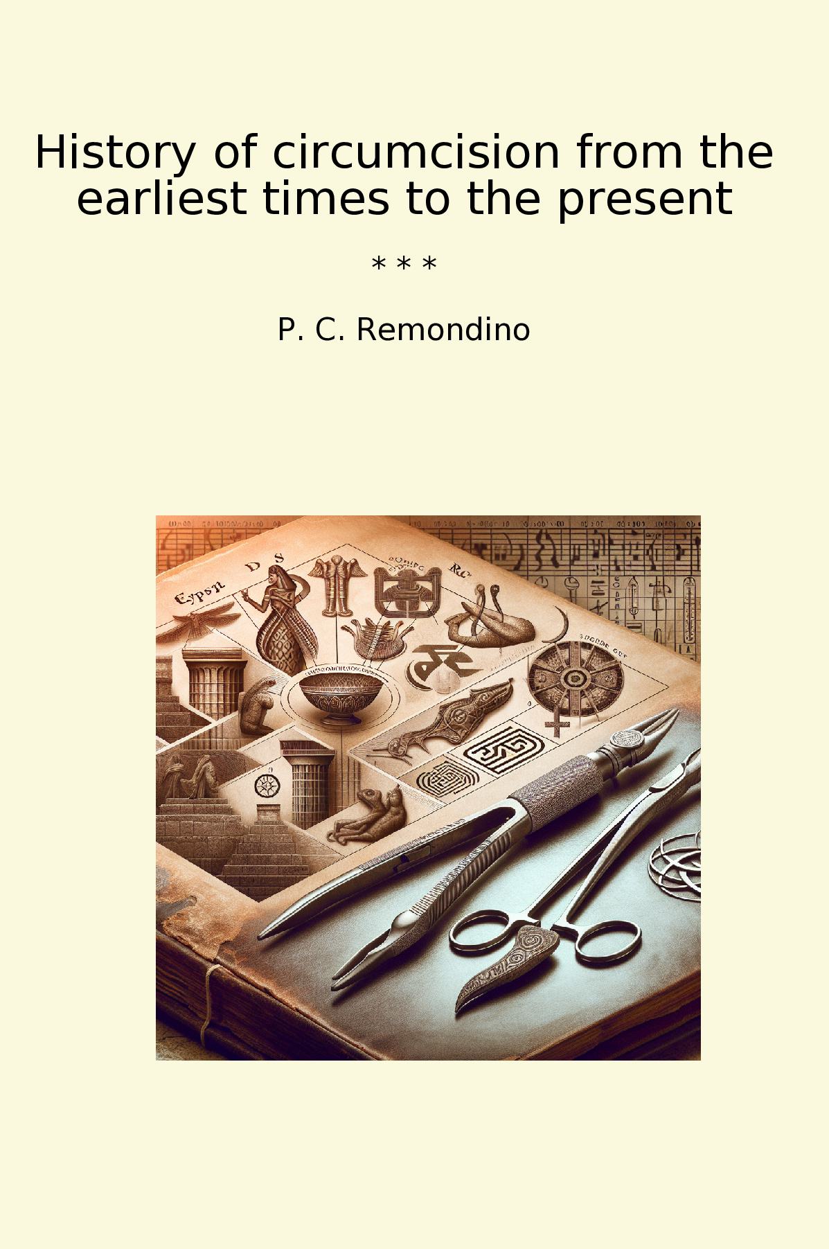 History of circumcision from the earliest times to the present