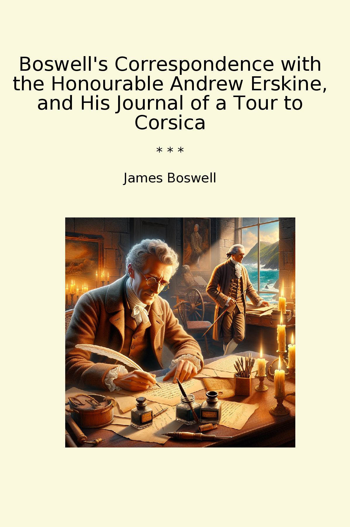 Boswell's Correspondence with the Honourable Andrew Erskine, and His Journal of a Tour to Corsica