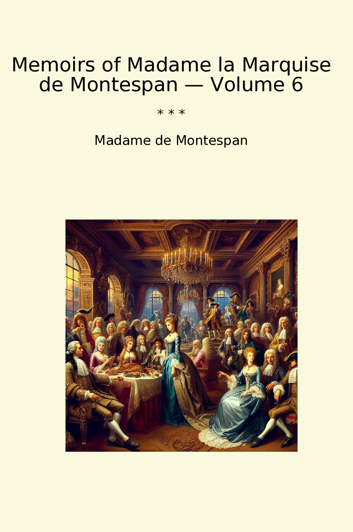 Memoirs of Madame la Marquise de Montespan — Volume 6