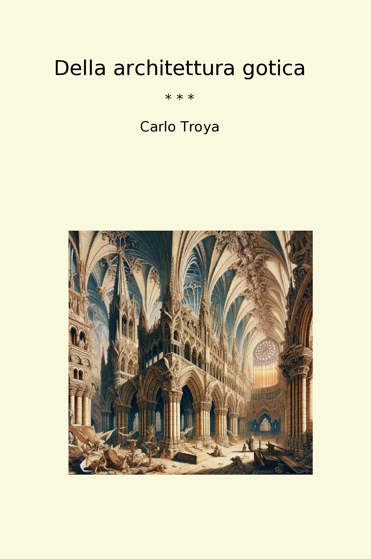 Della architettura gotica