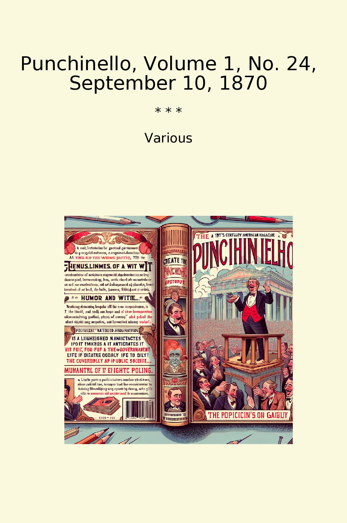 Punchinello, Volume 1, No. 24, September 10, 1870