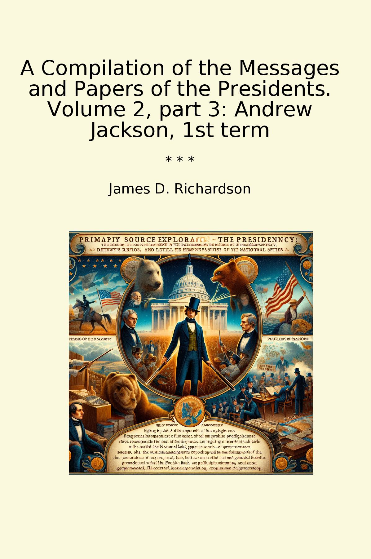 A Compilation of the Messages and Papers of the Presidents. Volume 2, part 3: Andrew Jackson, 1st term