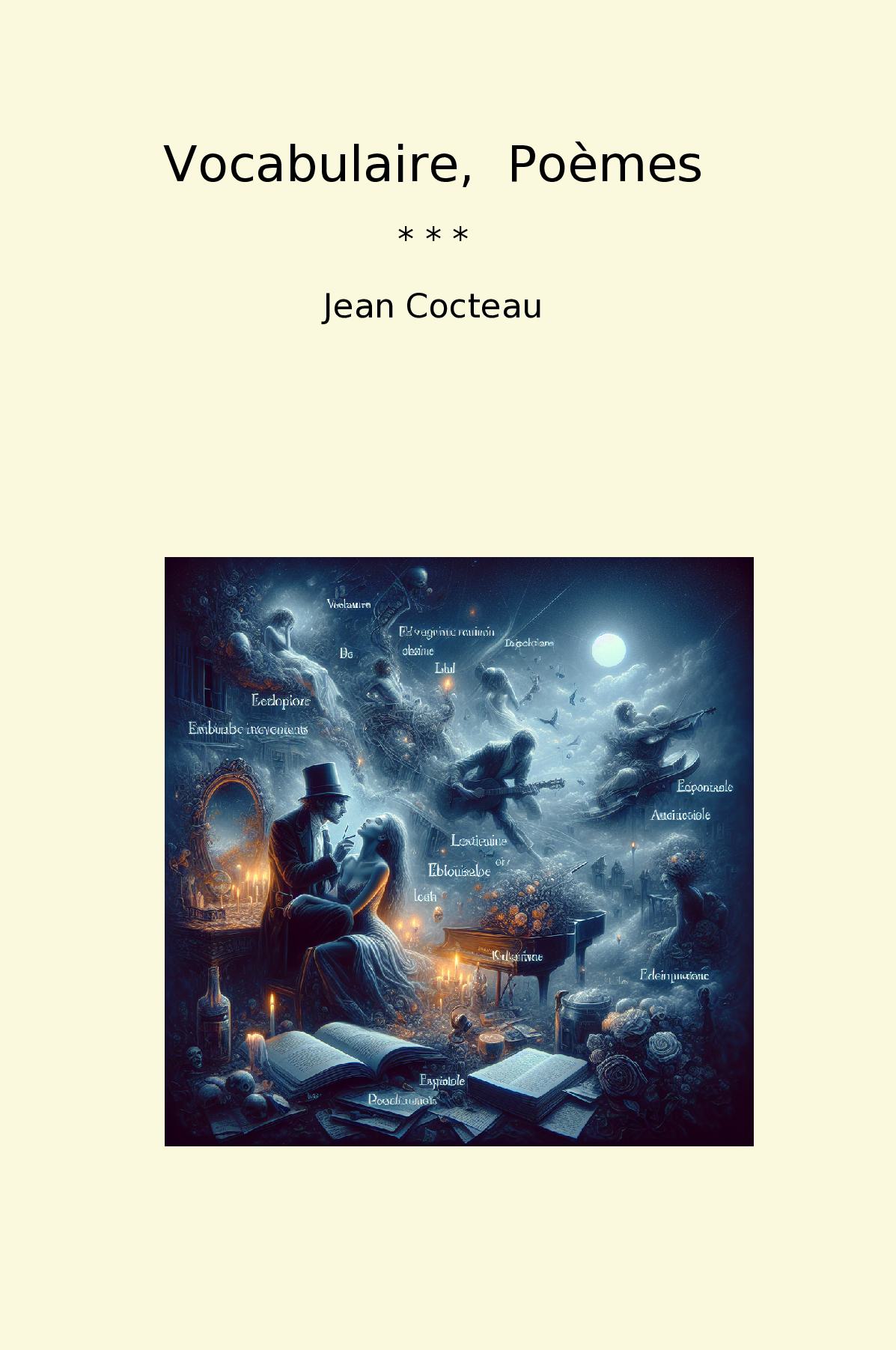 Vocabulaire,  Poèmes