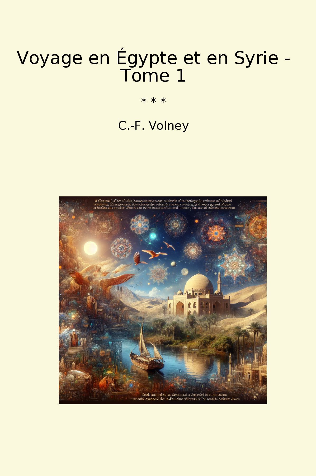 Voyage en Égypte et en Syrie - Tome 1