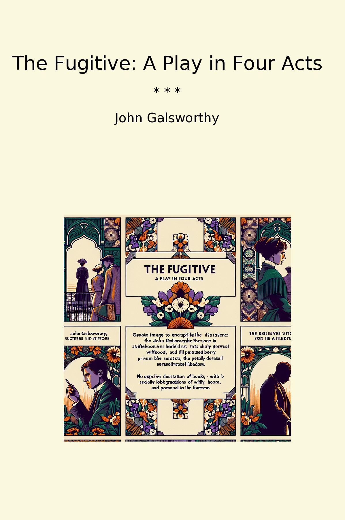 The Fugitive: A Play in Four Acts