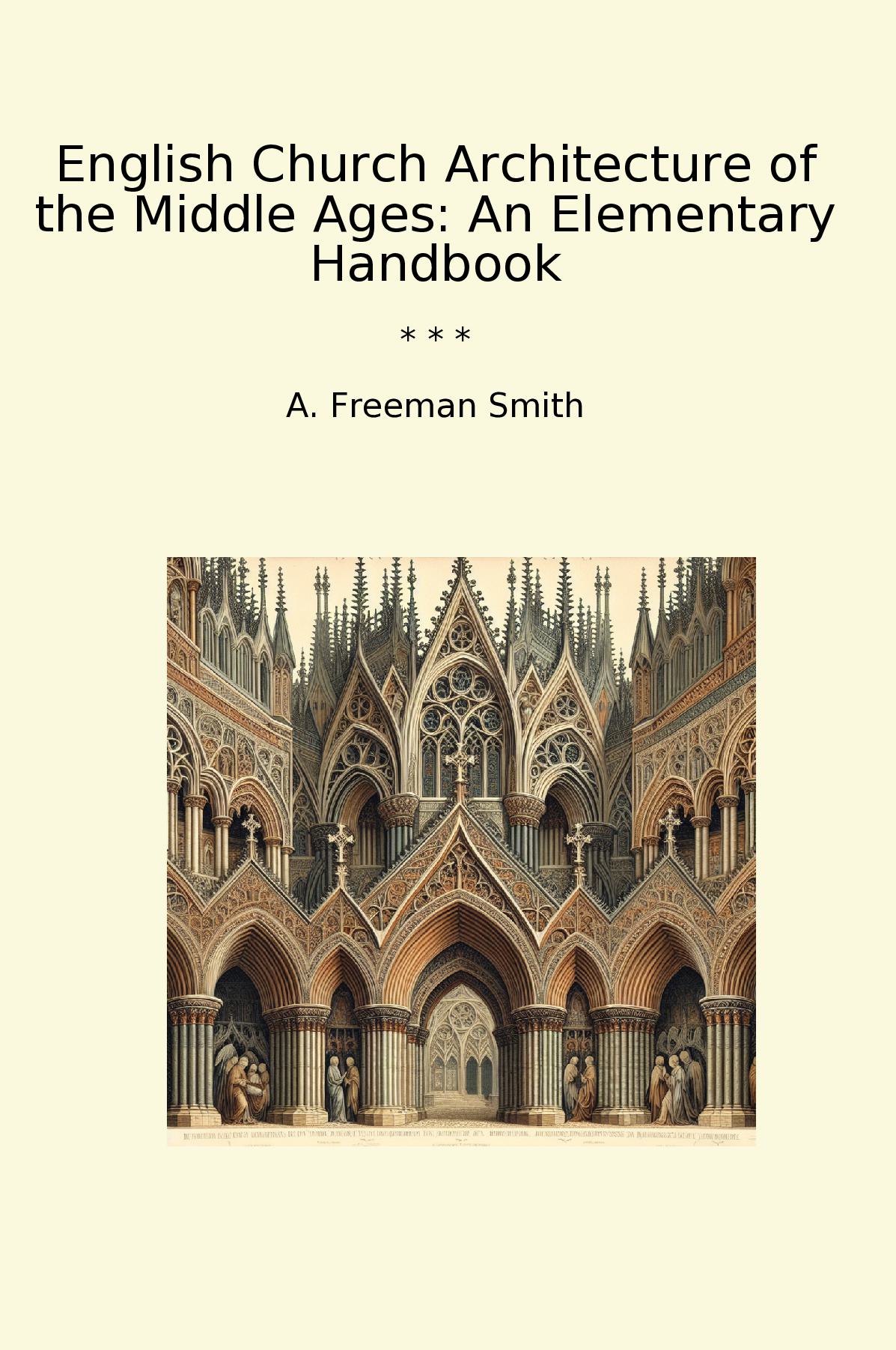 English Church Architecture of the Middle Ages: An Elementary Handbook