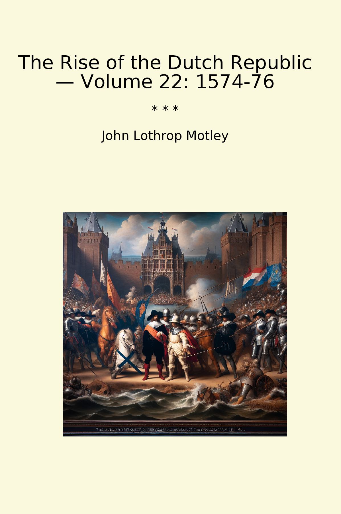 The Rise of the Dutch Republic — Volume 22: 1574-76