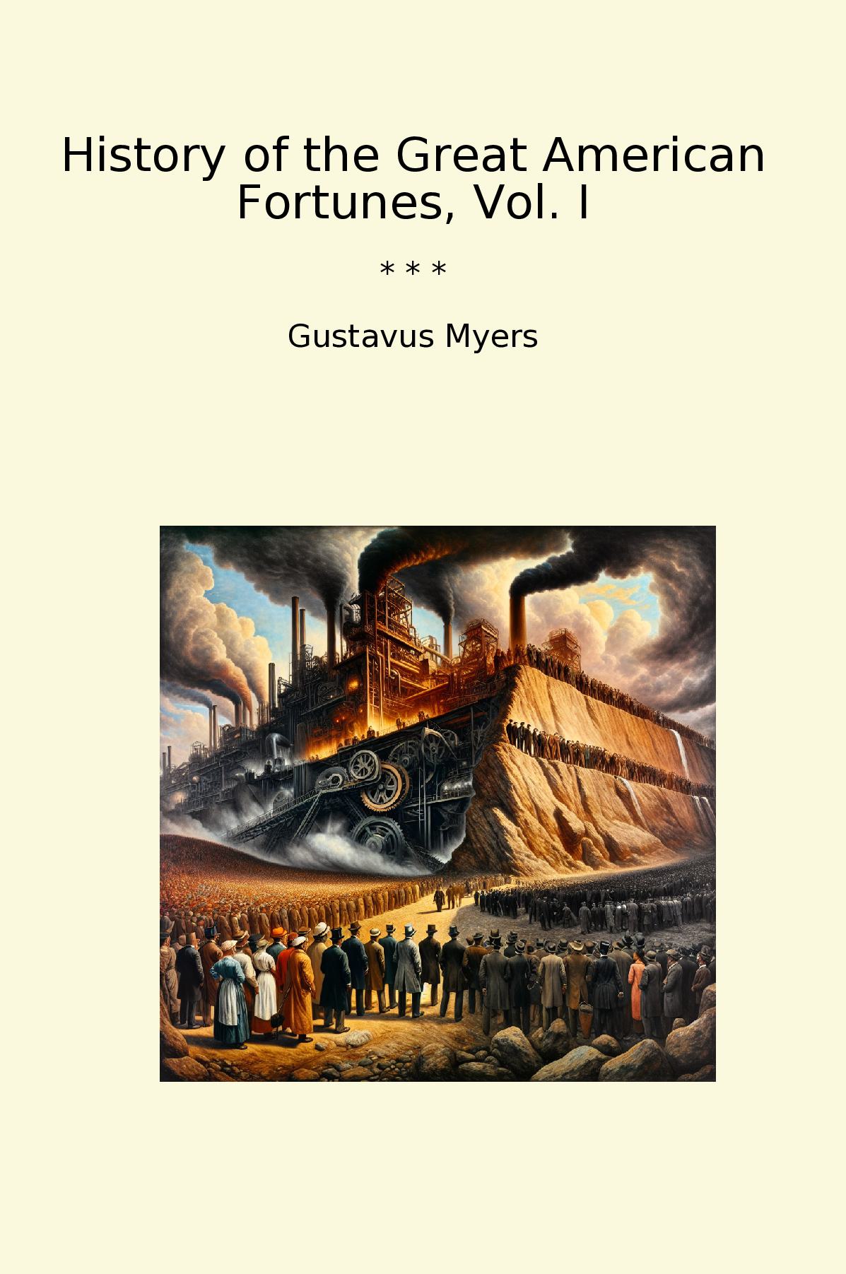 History of the Great American Fortunes, Vol. I