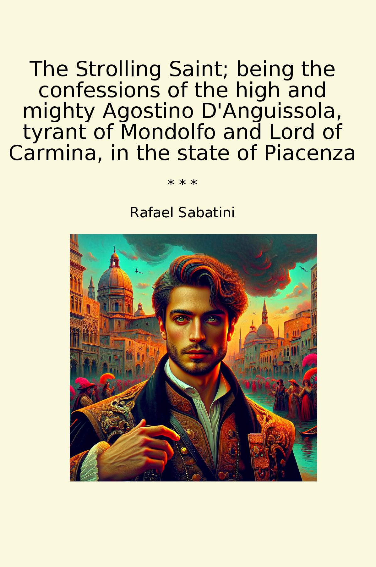 The Strolling Saint; being the confessions of the high and mighty Agostino D'Anguissola, tyrant of Mondolfo and Lord of Carmina, in the state of Piacenza