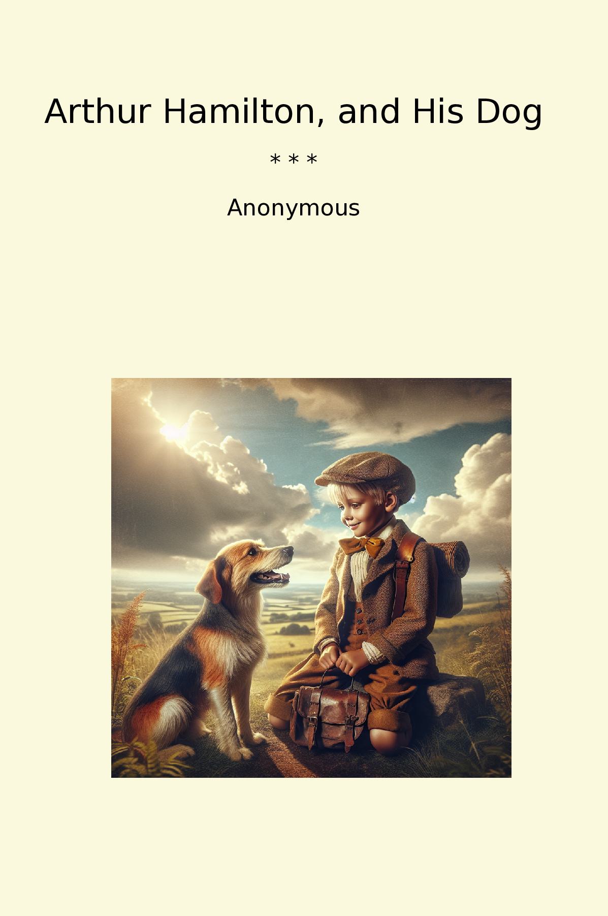 Arthur Hamilton, and His Dog