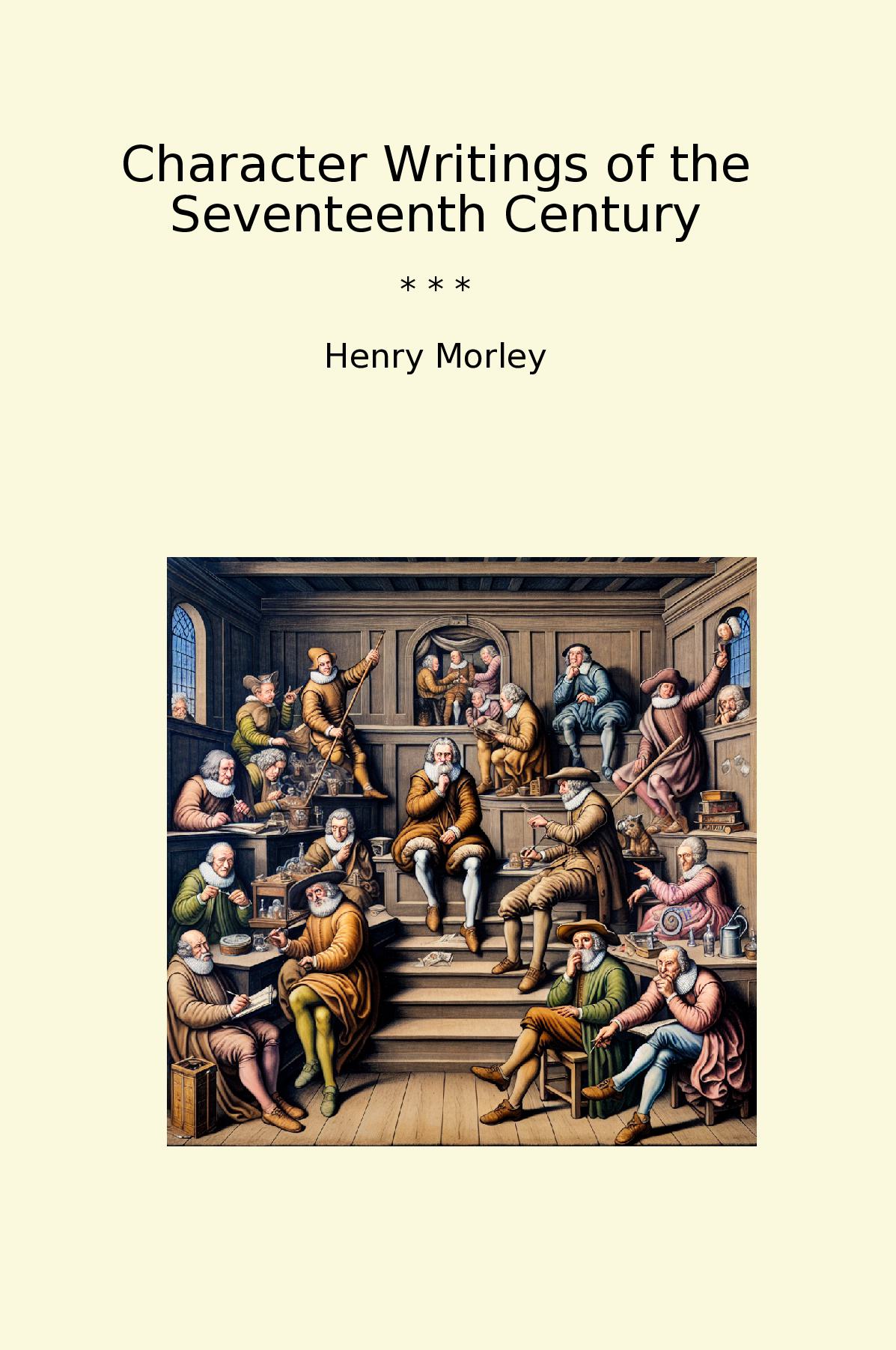 Character Writings of the Seventeenth Century