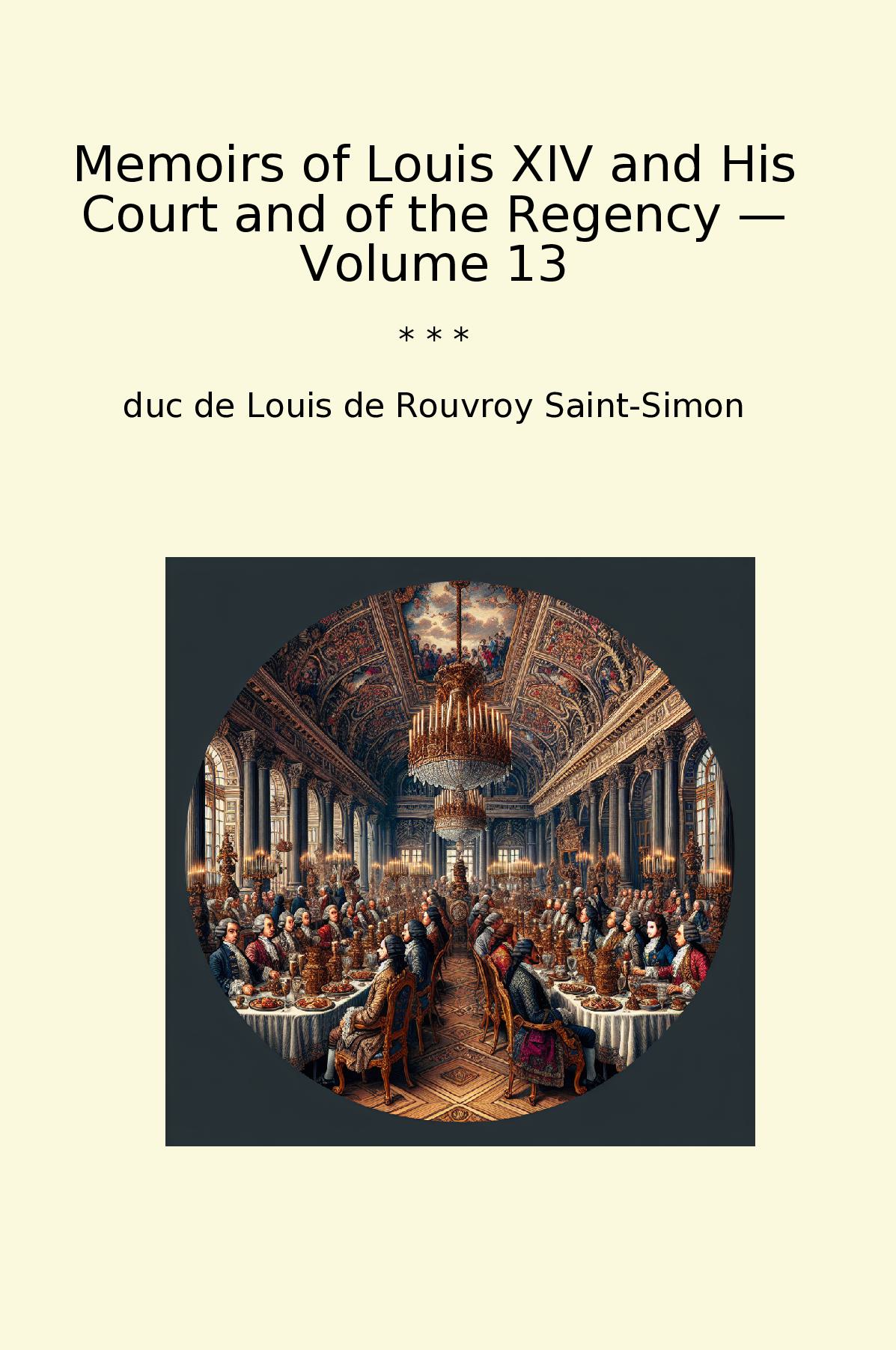 Memoirs of Louis XIV and His Court and of the Regency — Volume 13
