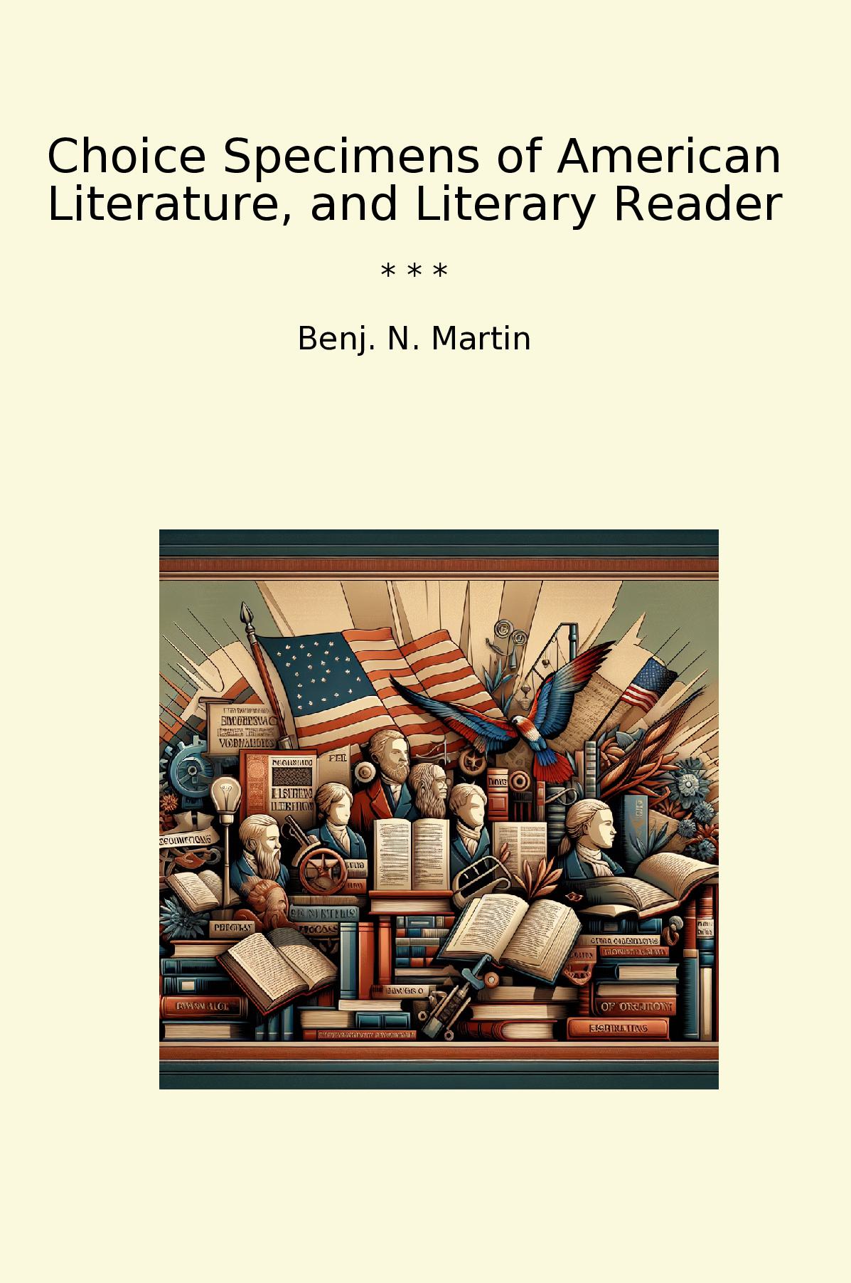 Choice Specimens of American Literature, and Literary Reader