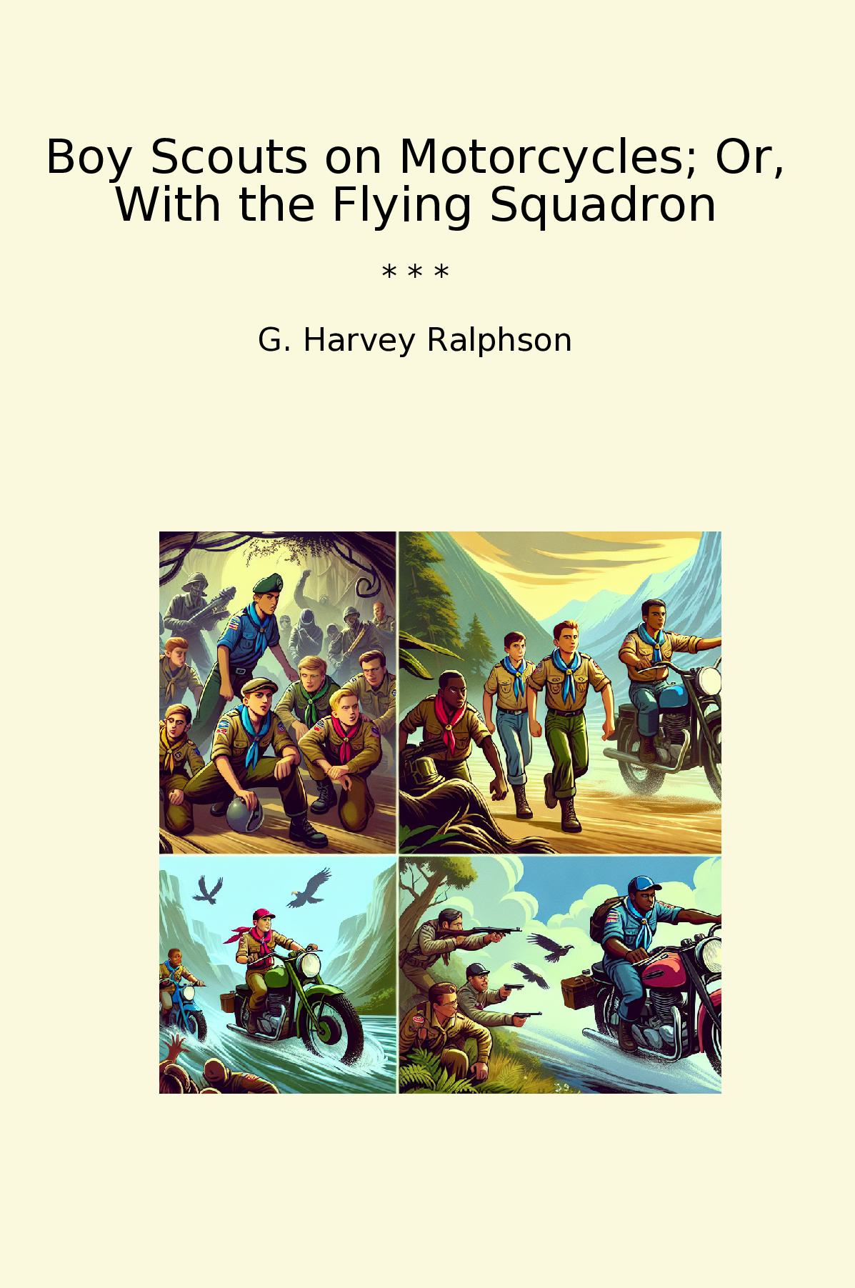 Boy Scouts on Motorcycles; Or, With the Flying Squadron