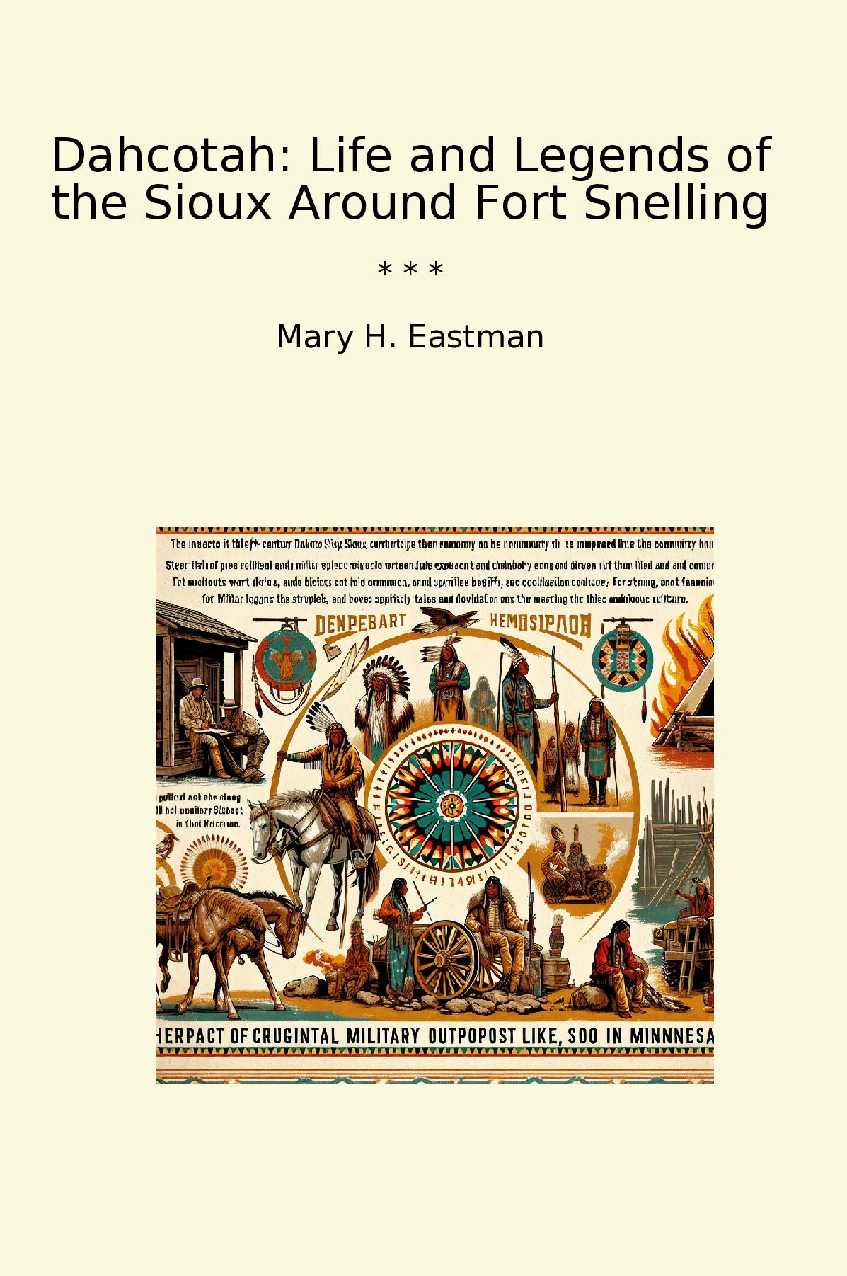 Dahcotah: Life and Legends of the Sioux Around Fort Snelling