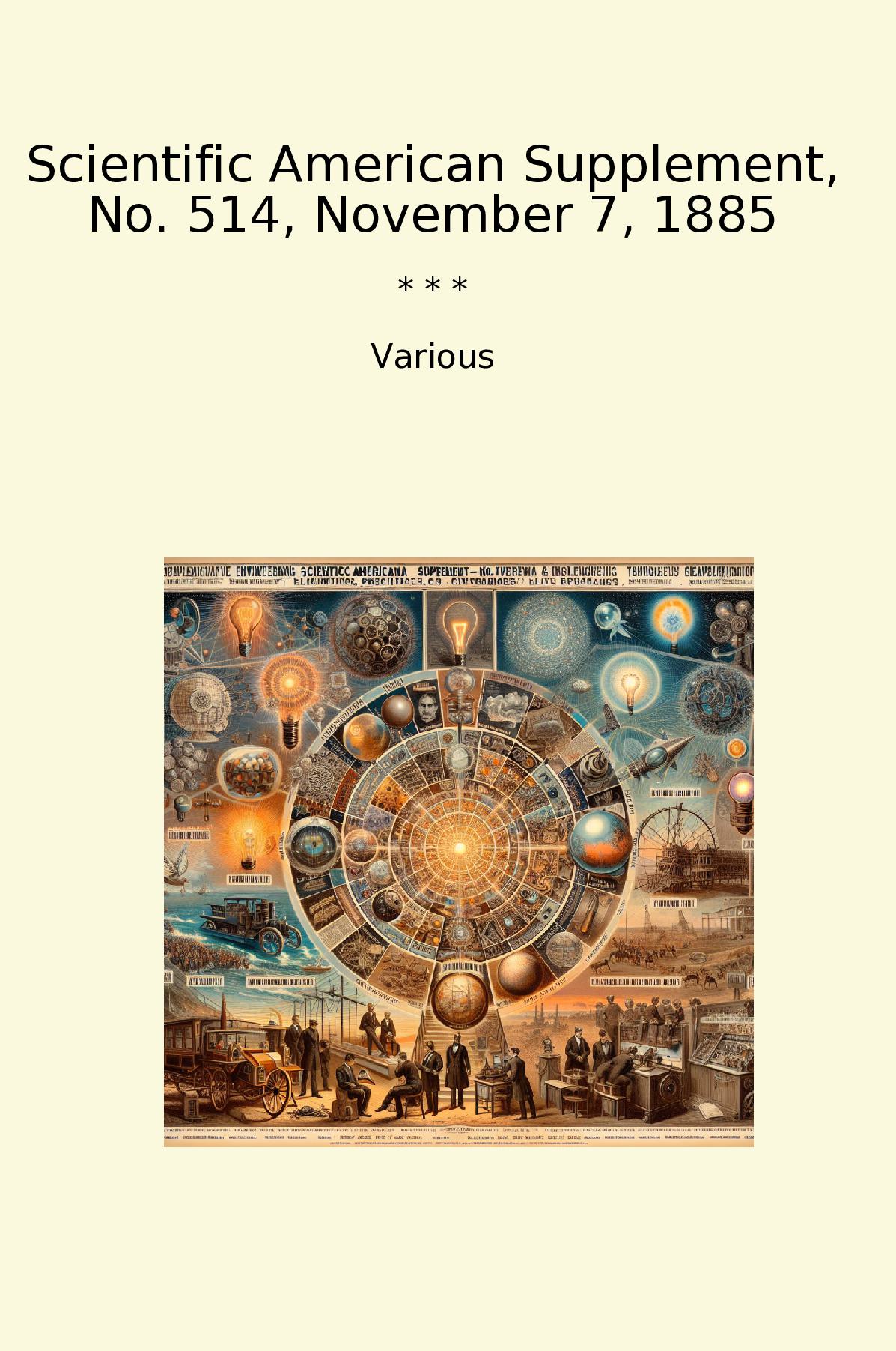 Scientific American Supplement, No. 514, November 7, 1885