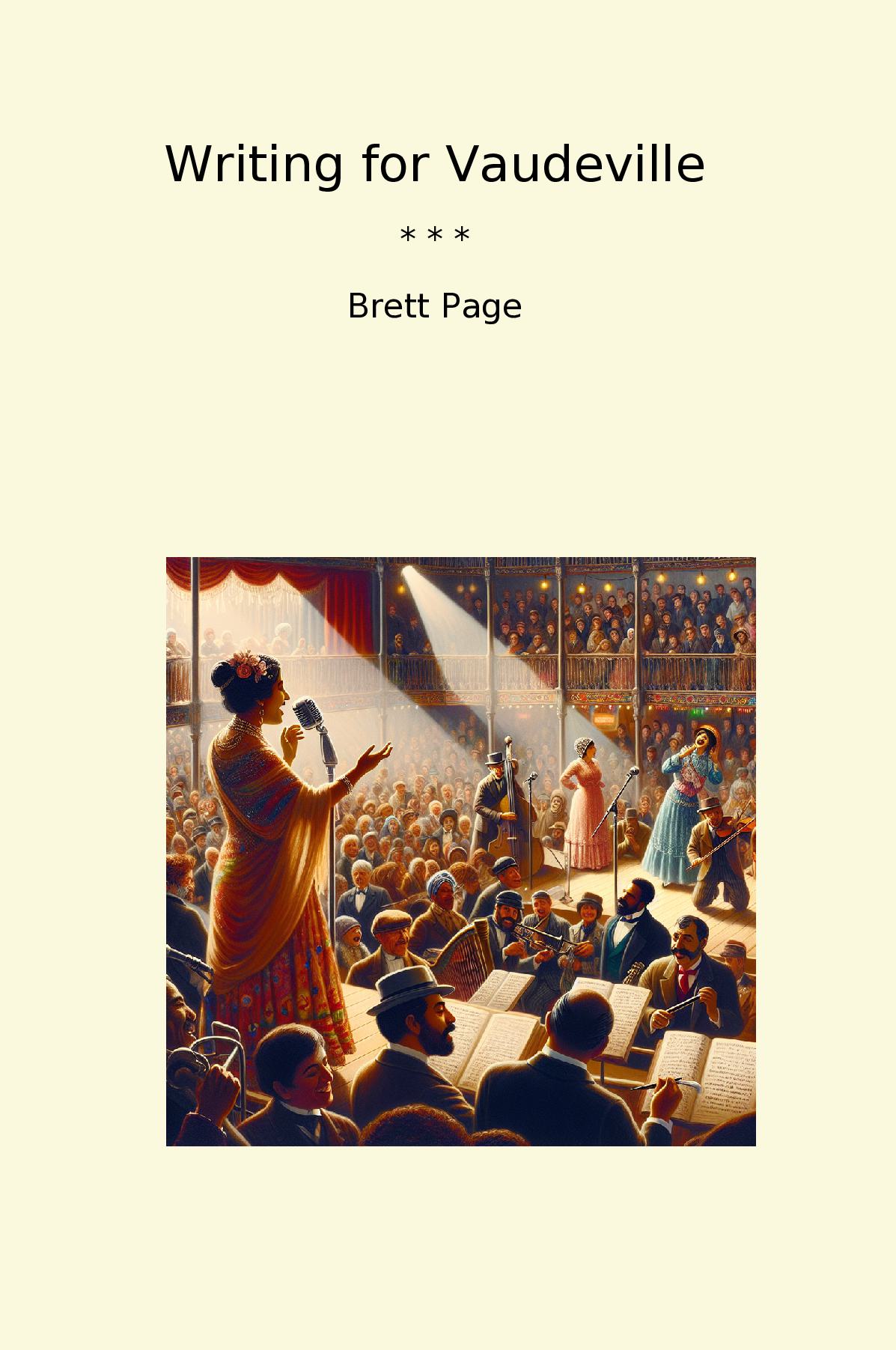 Writing for Vaudeville