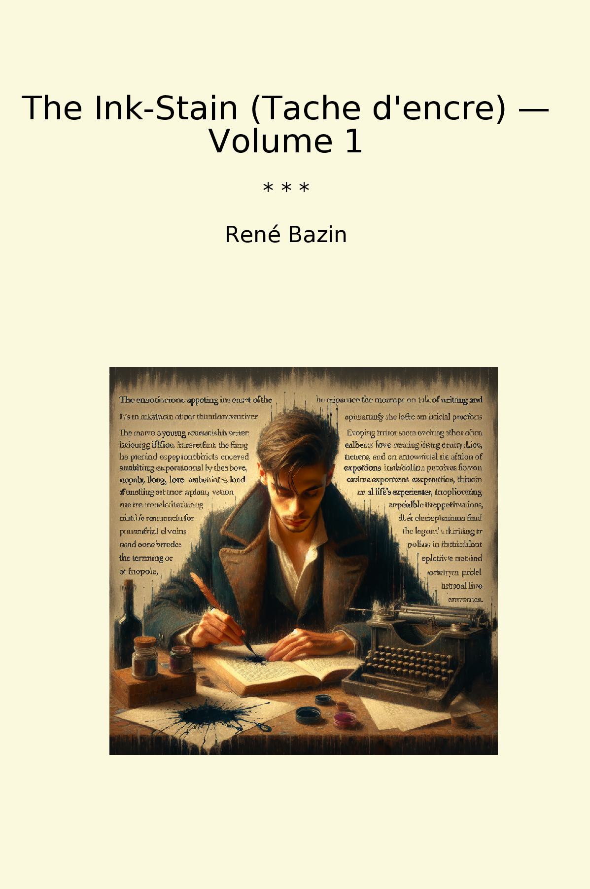 The Ink-Stain (Tache d'encre) — Volume 1