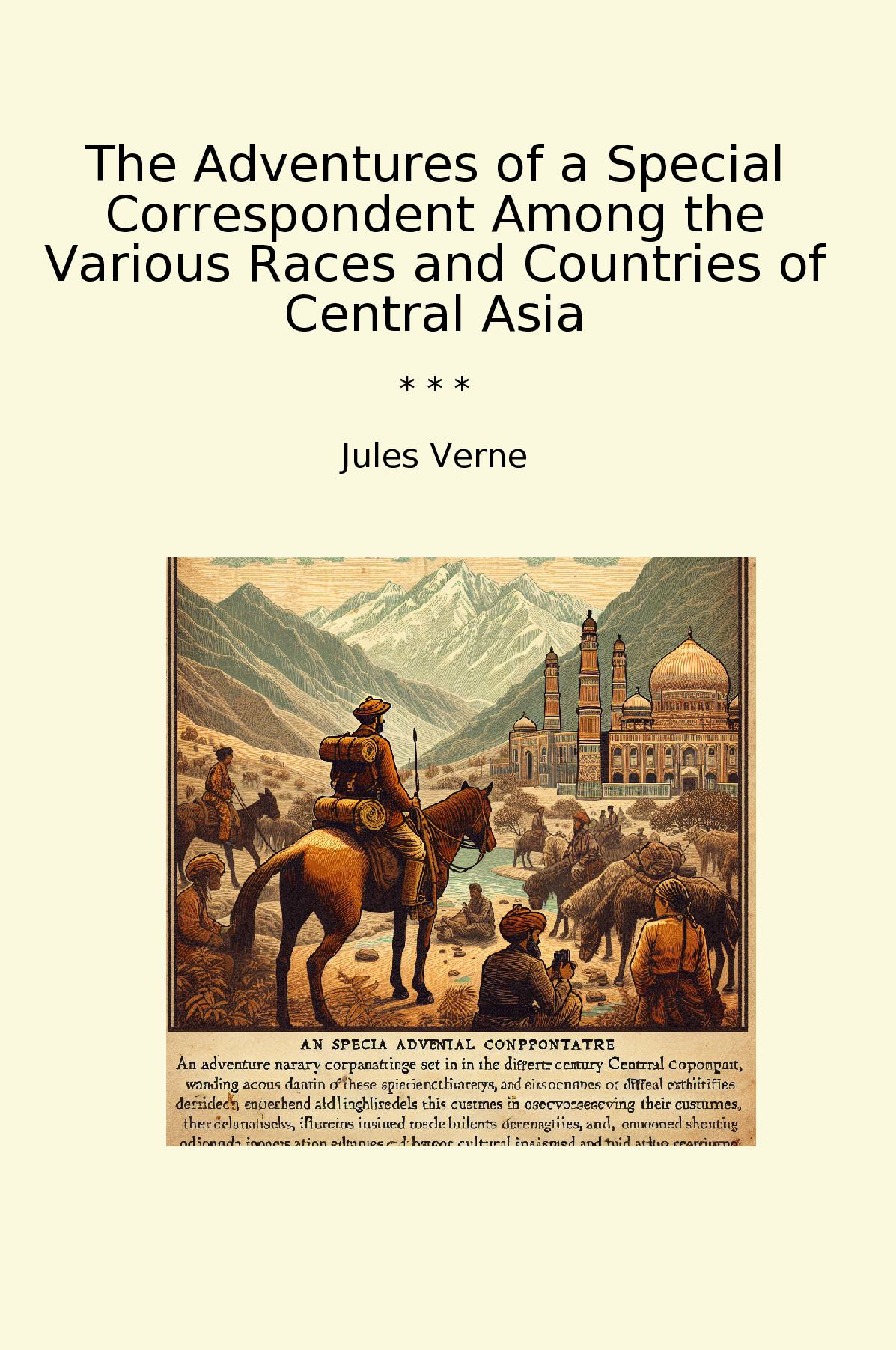The Adventures of a Special Correspondent Among the Various Races and Countries of Central Asia