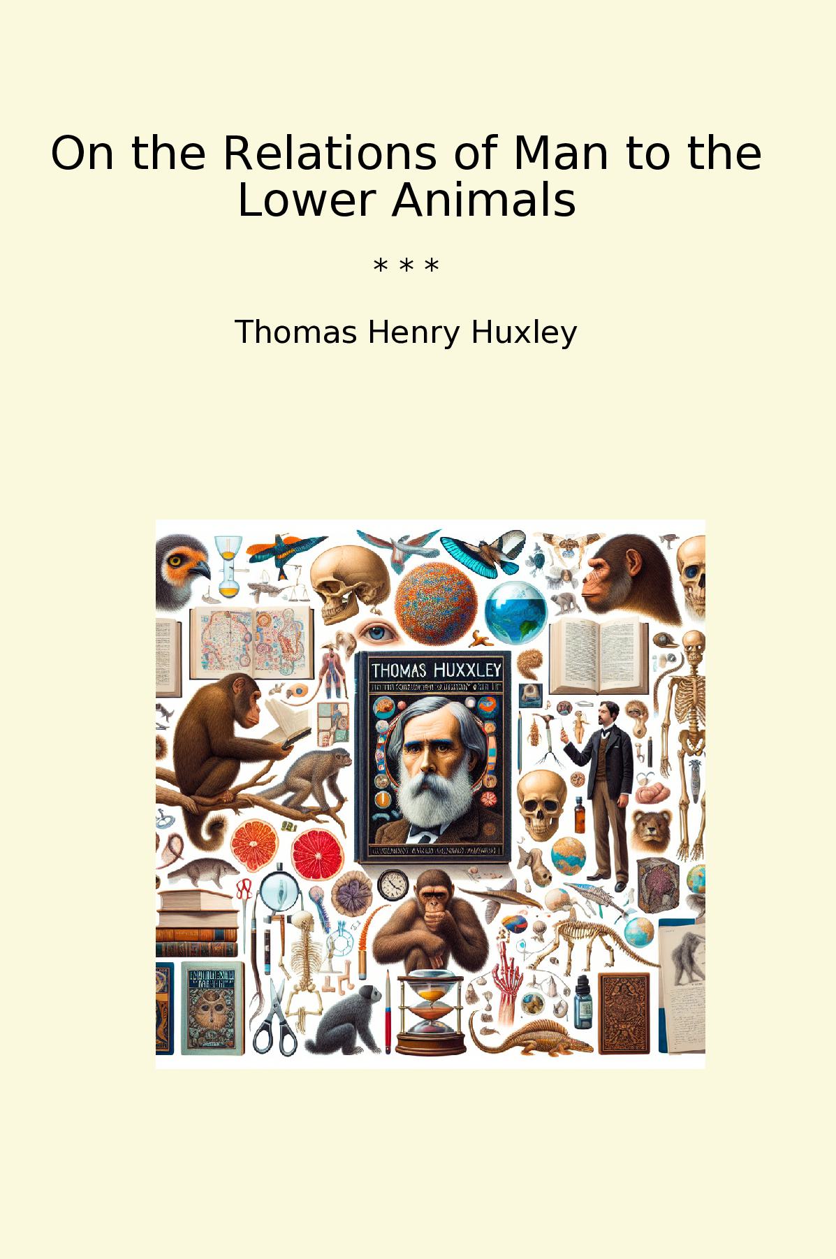 On the Relations of Man to the Lower Animals
