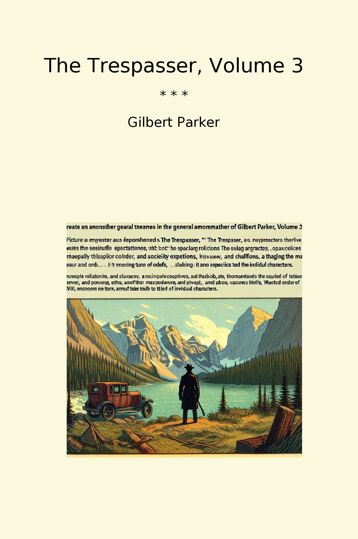 The Trespasser, Volume 3