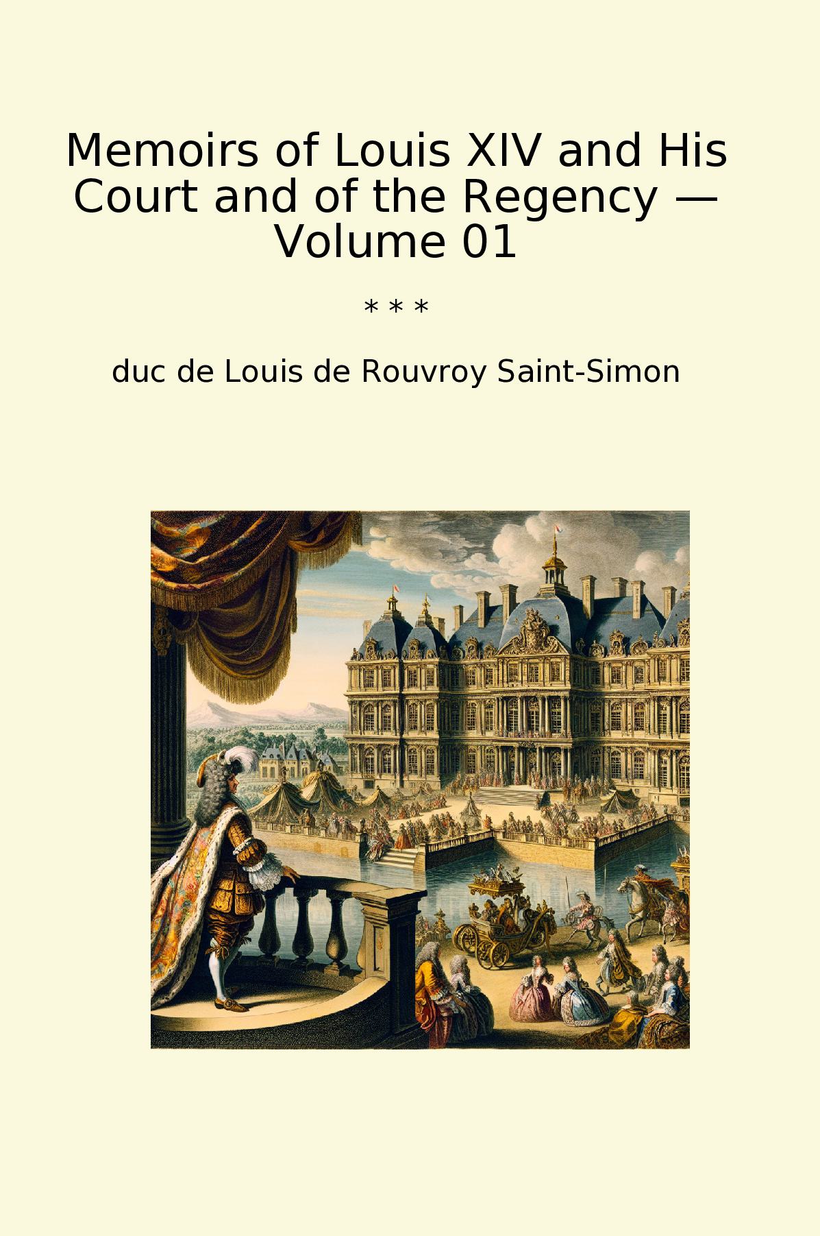 Memoirs of Louis XIV and His Court and of the Regency — Volume 01
