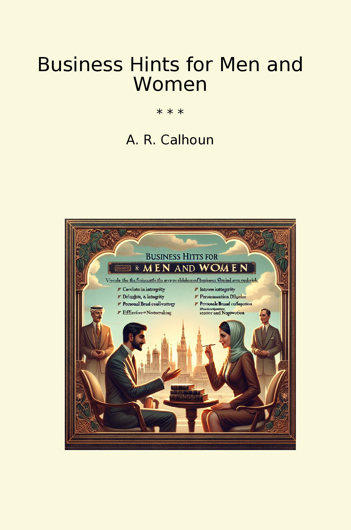 Business Hints for Men and Women