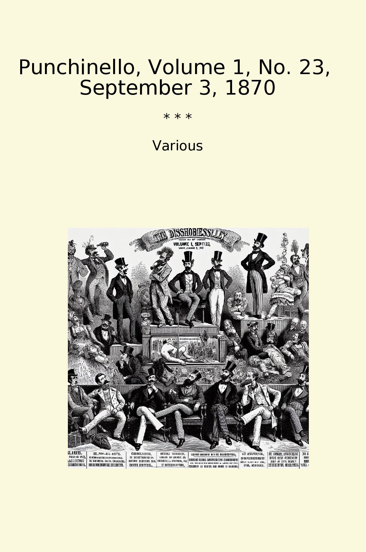 Punchinello, Volume 1, No. 23,  September 3, 1870