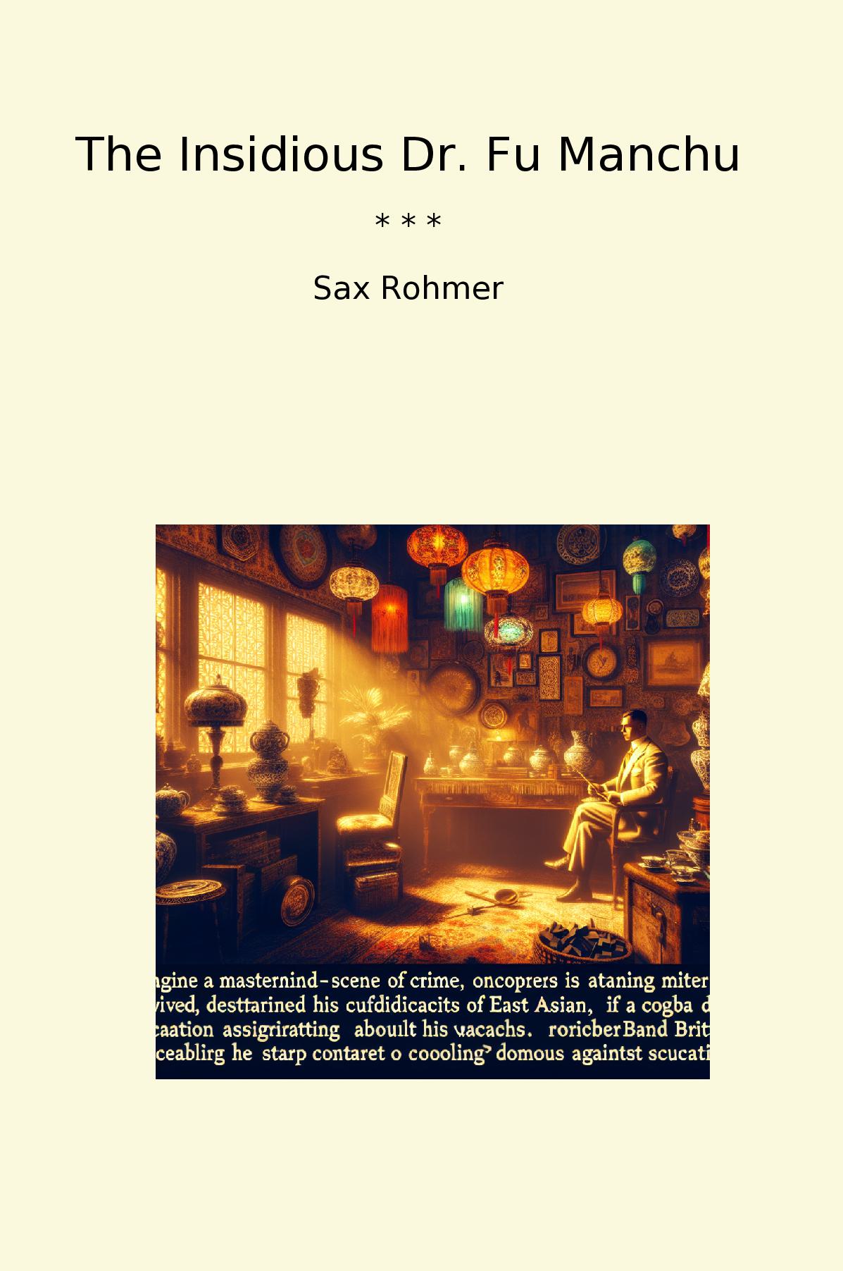 The Insidious Dr. Fu Manchu