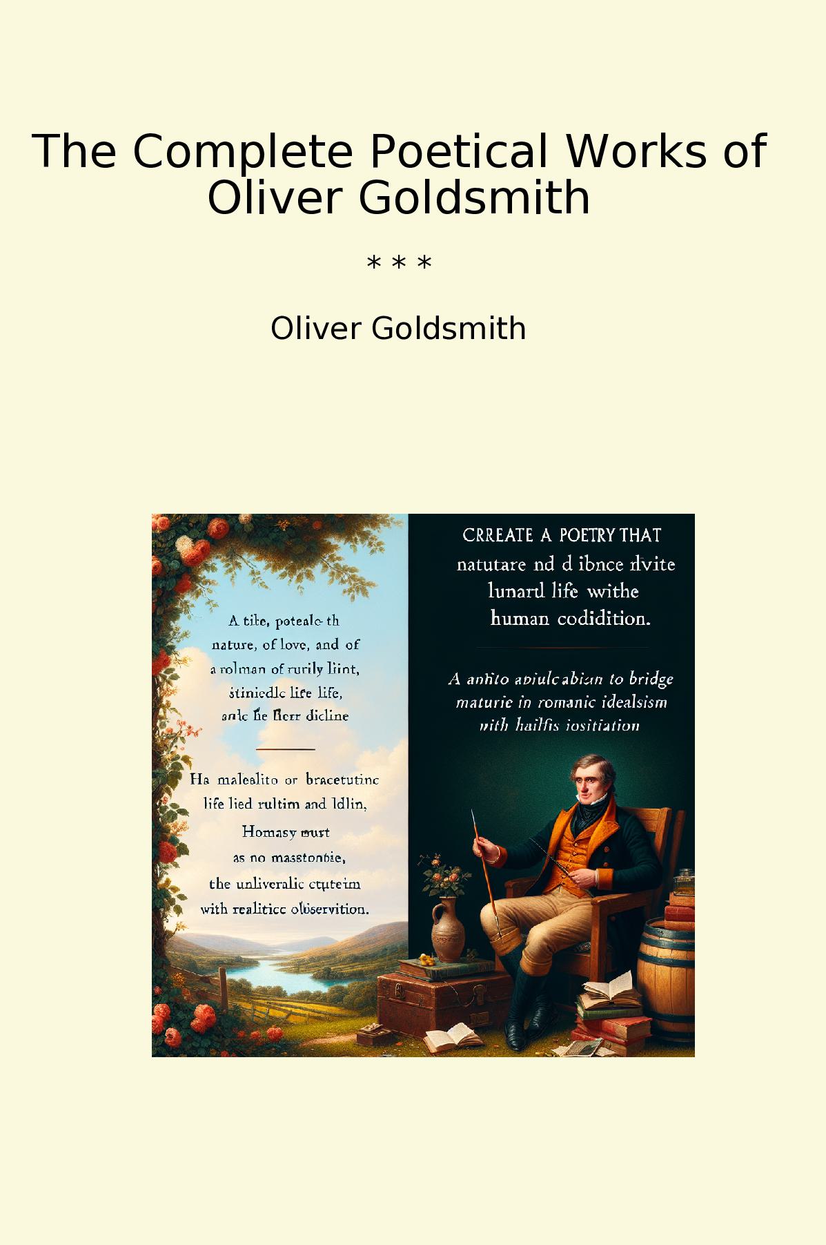 The Complete Poetical Works of Oliver Goldsmith