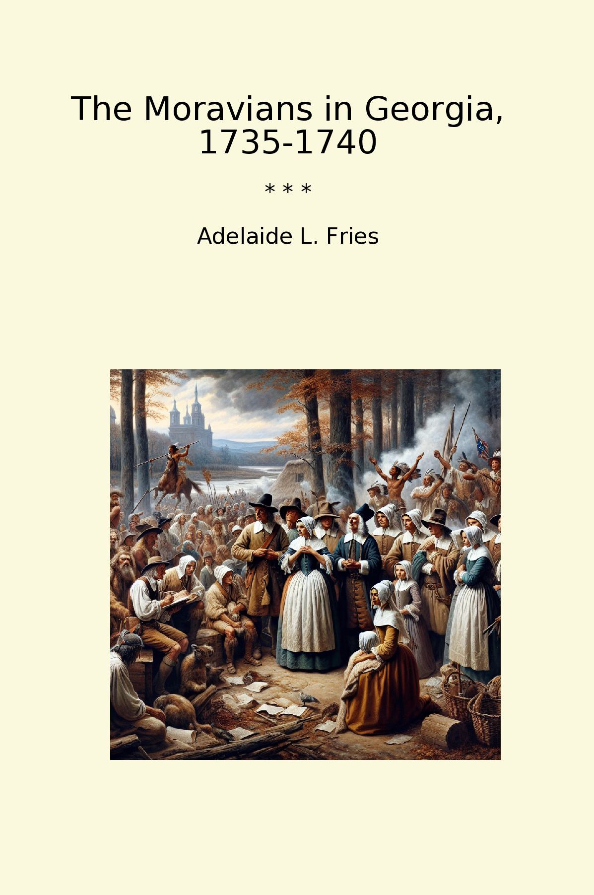 The Moravians in Georgia, 1735-1740