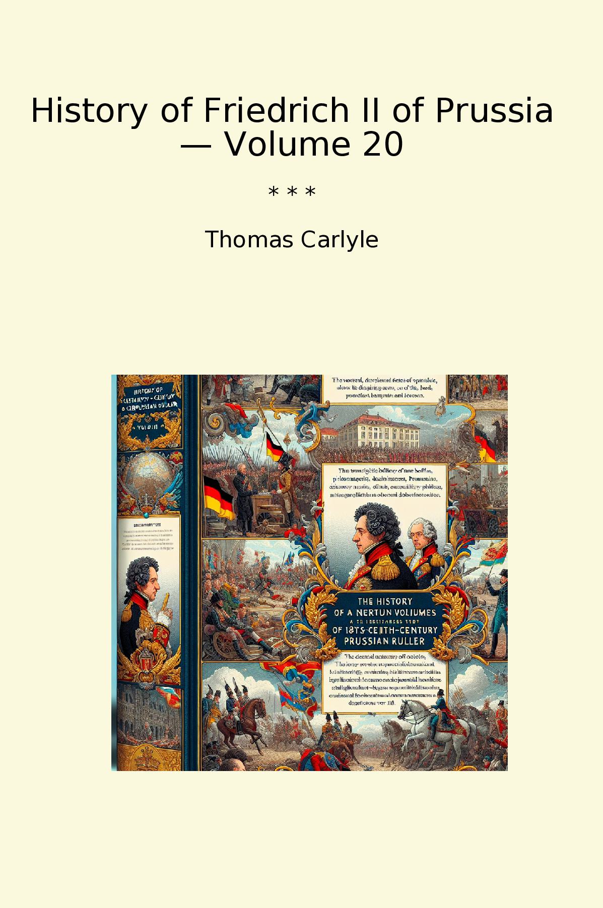 History of Friedrich II of Prussia — Volume 20